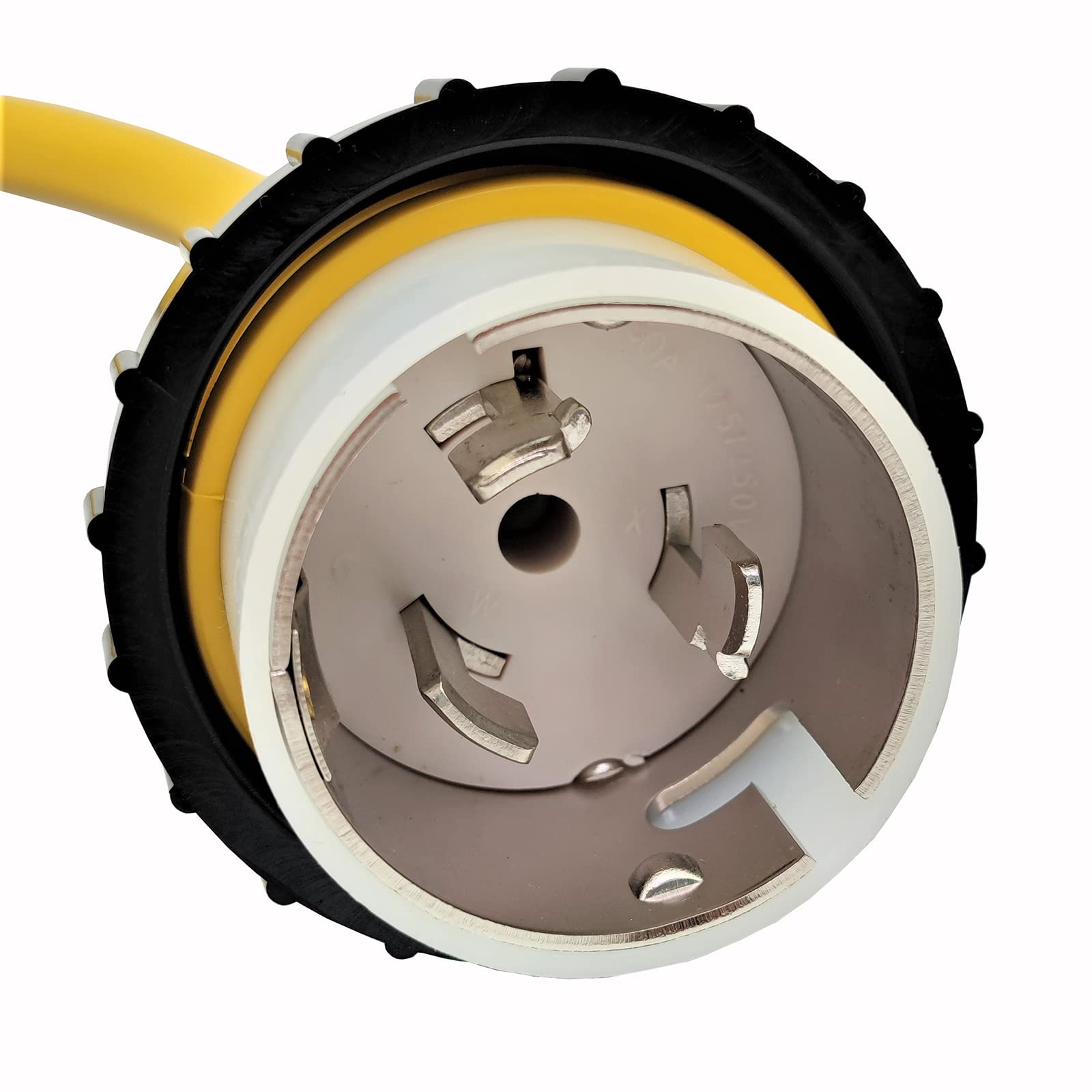 Parkworld 692019 Shore Power Adapter Cord Marine 50A Plug Ss2 50P To L5 30R Rv 30A Receptacle Female (1.5Ft)