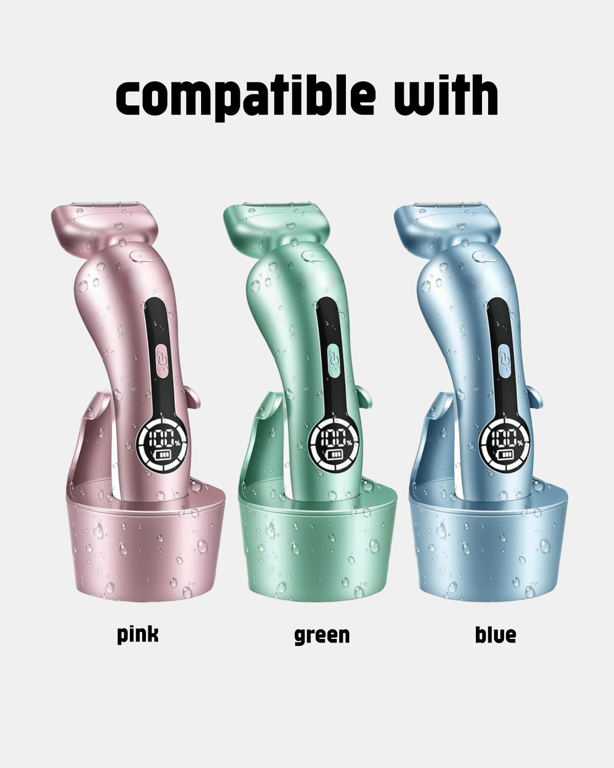 5V Charger Compatible With Akunbem Women Electric Shaver, Usb Charging Cable For Akunbem Bikini Trimmer For Women, 1 Cleaning Br