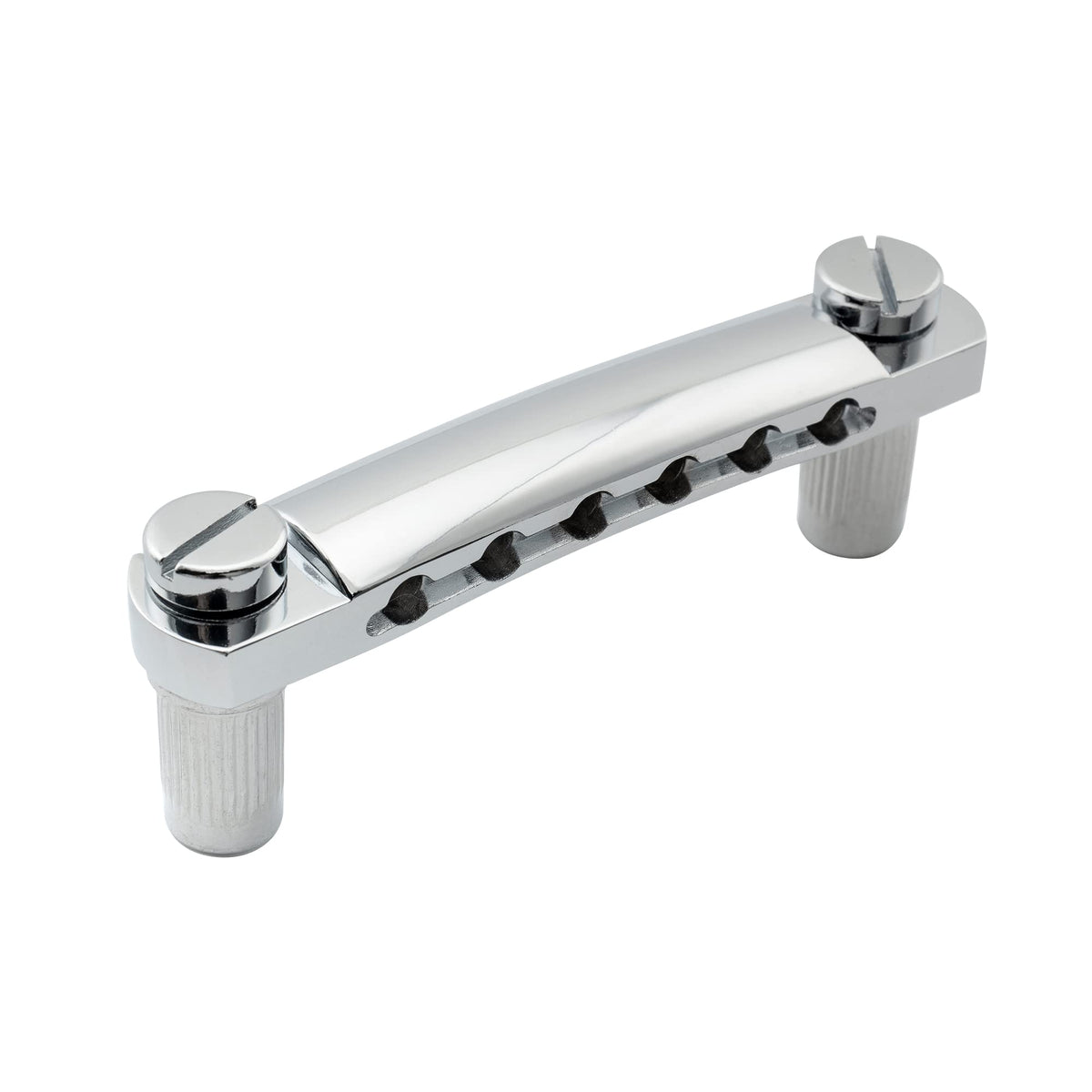 Musiclily Guitar Abr 1 Tune O Matic Stop Bar Tailpiece For Les Paul Sg Style Guitar Replacement, Chrome