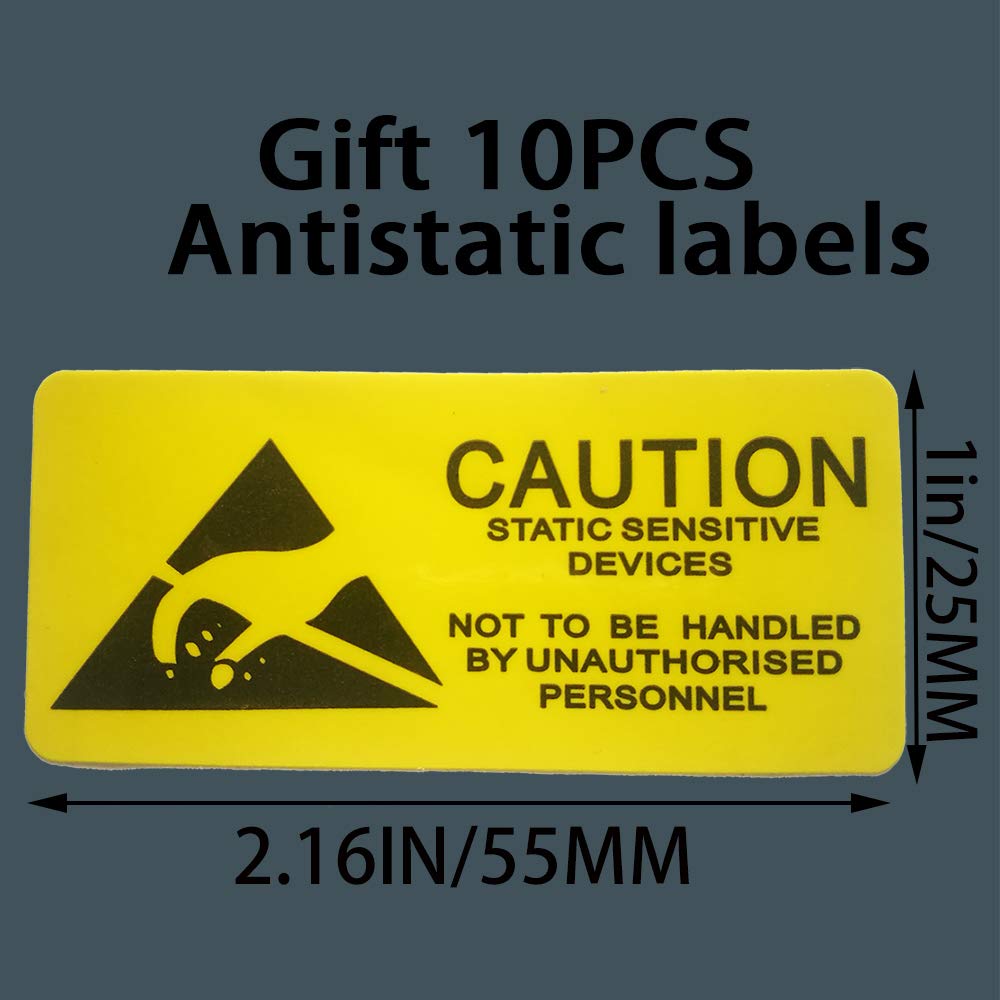 Daarcin Cpu Protective Thicken Plastic Clamshell Case Trays Suitable For Intel 775/1155/1151/1150/1156 With 10Pcs Antistatic Bag