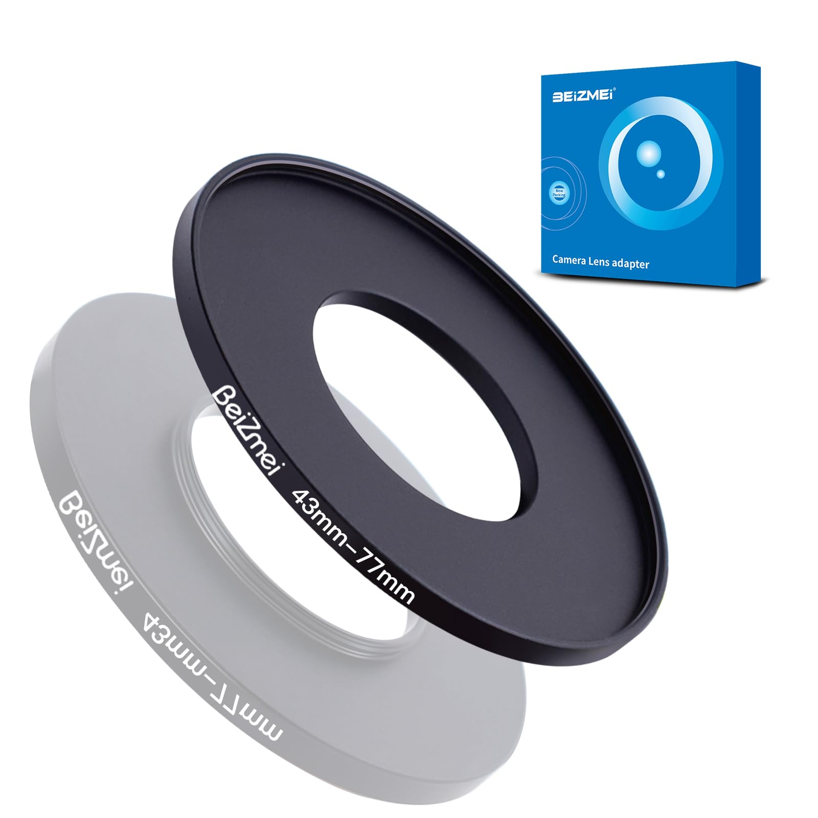 43Mm To 77Mm Camera Filters Ring,Filters Ring Compatiable All Brands 43Mm Lens To 77Mm Uv Nd Cpl Camera Filter Accessory.Made Of