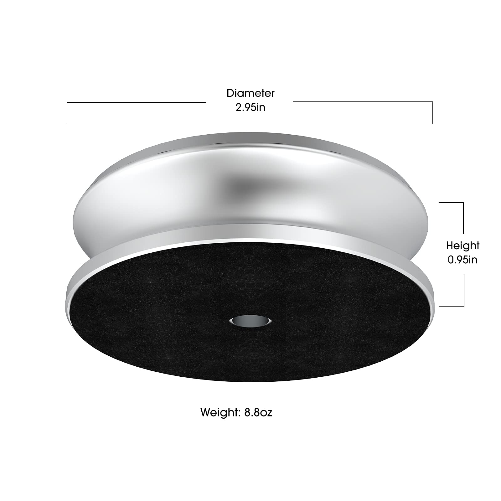 Digitnow Turntable Weight Stabilizer/Record Weight Clamps, Aluminum Lp Stabilizer, For Hifi Record Player Turntable Vinyl Disc L