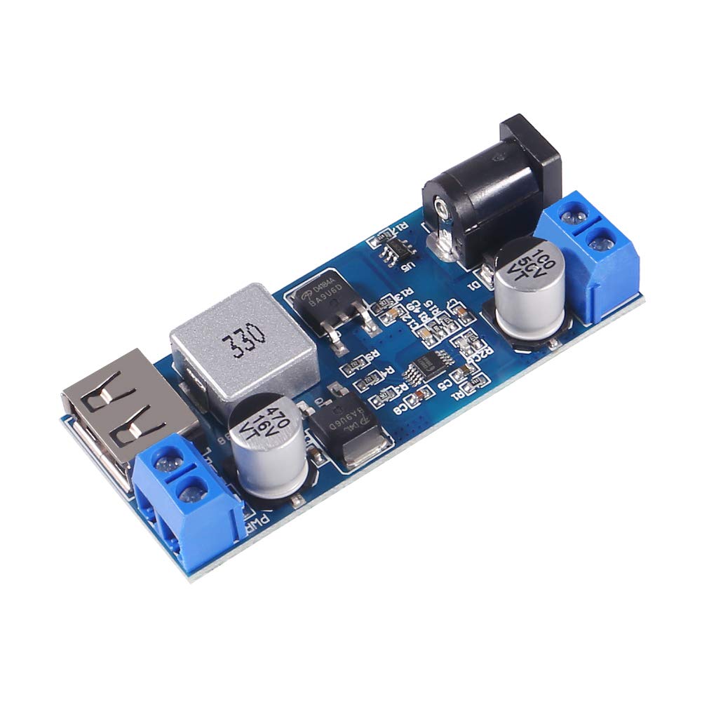 Aceirmc 2Pcs Buck Converter 12V To 5V 5A Usb Voltage Regulator Dc 9V 36V Step Down To Dc 5V 5.3V 5.2V 3.5 6A Volt Transformer Po