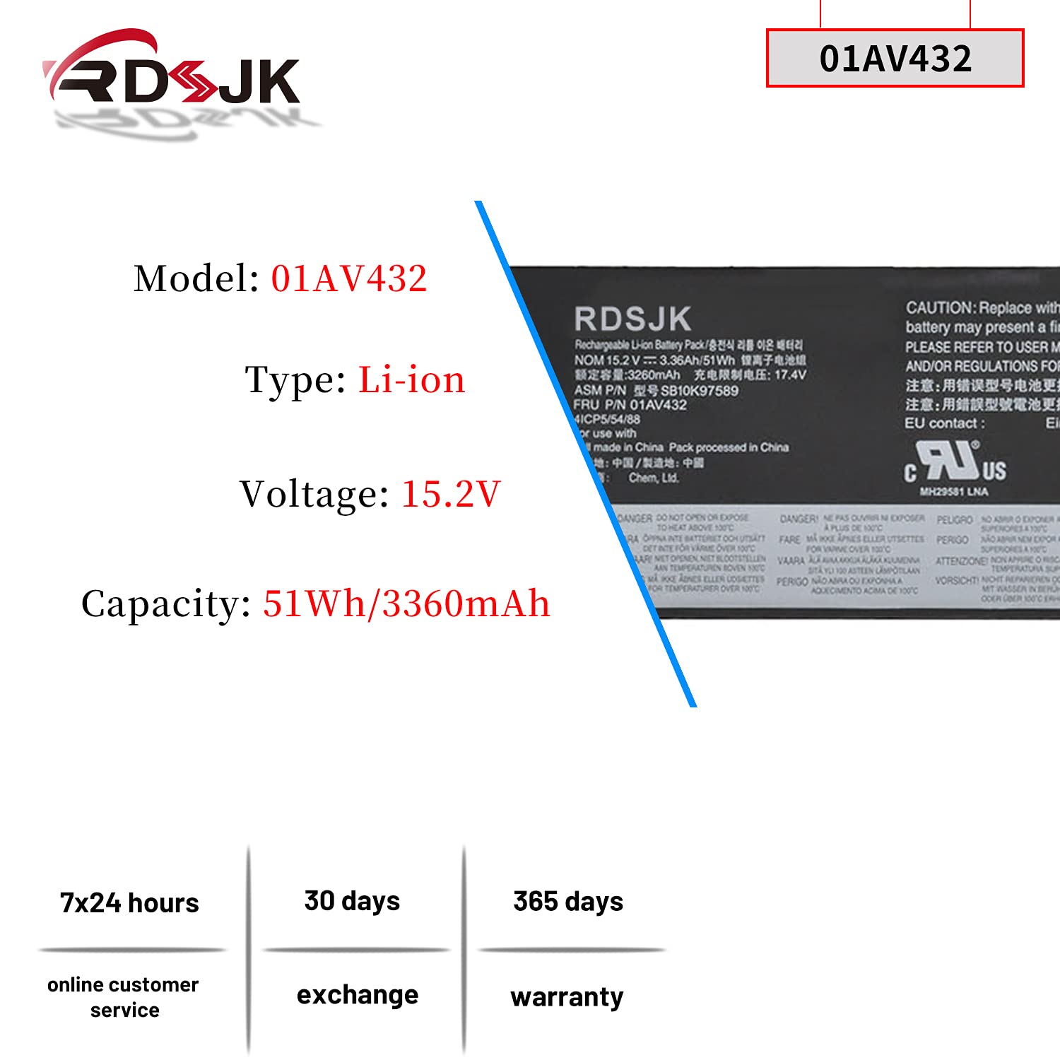 01Av432 01Av433 01Av434 00Hw026 00Hw027 Laptop Battery For Lenovo Thinkpad Yoga 260 370 X380 Series Sb10K97589 Sb10K97590 Sb10K9