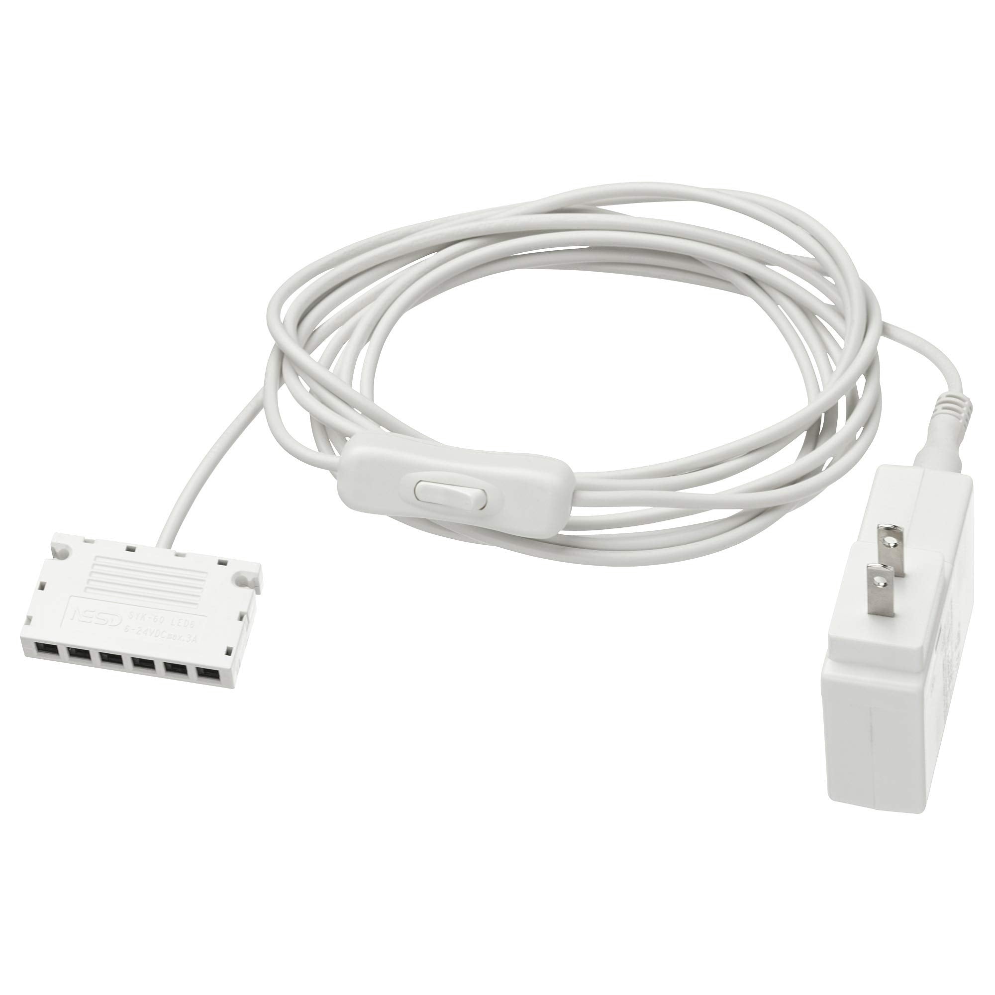 Ikea 904.058.45 Ansluta Led Driver With Cord, White