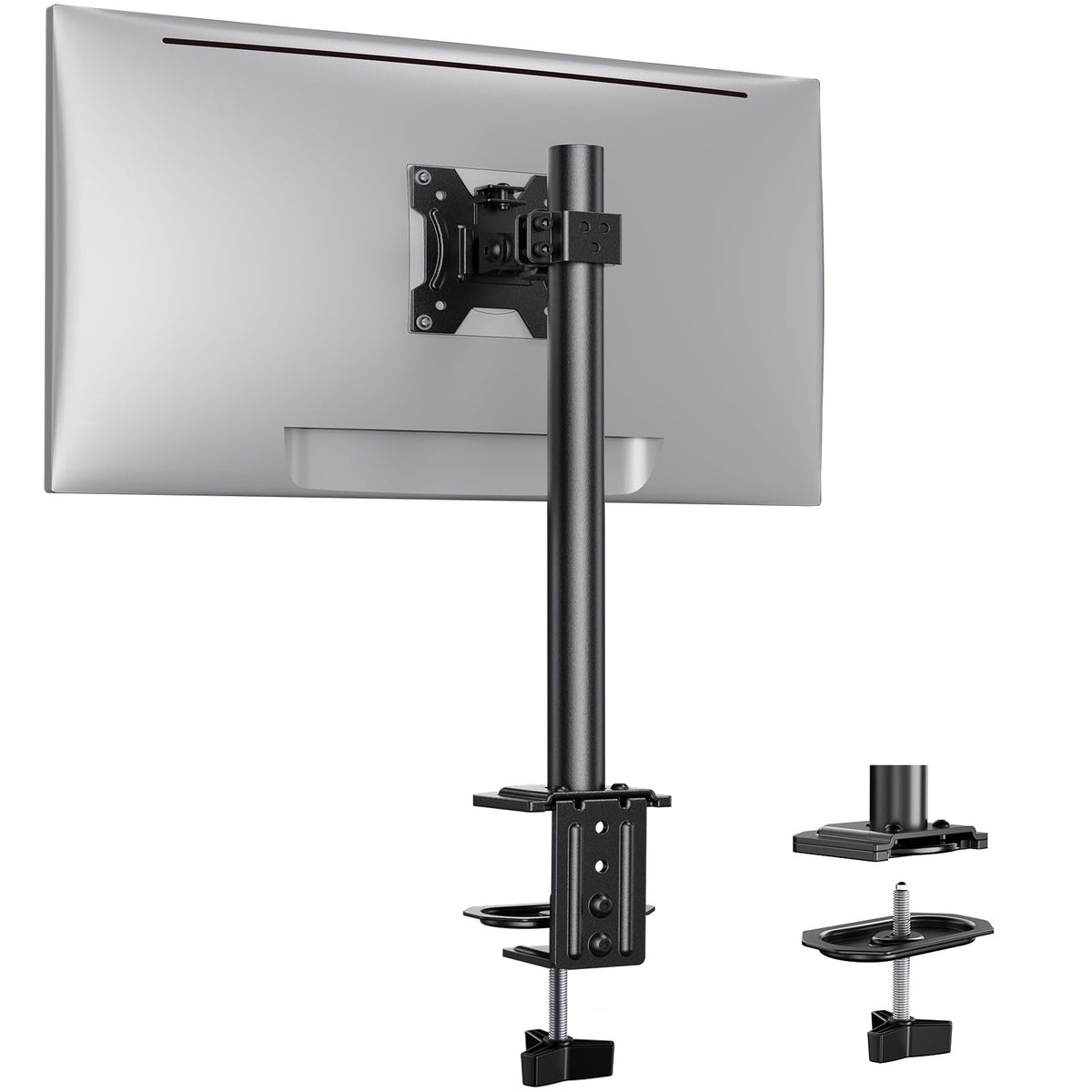 Ergear Monitor Mount For Most 13 32'' Computer Screens Up To 17.6Lbs, Improved Lcd Led Monitor Riser, Adjustable Height And Angl