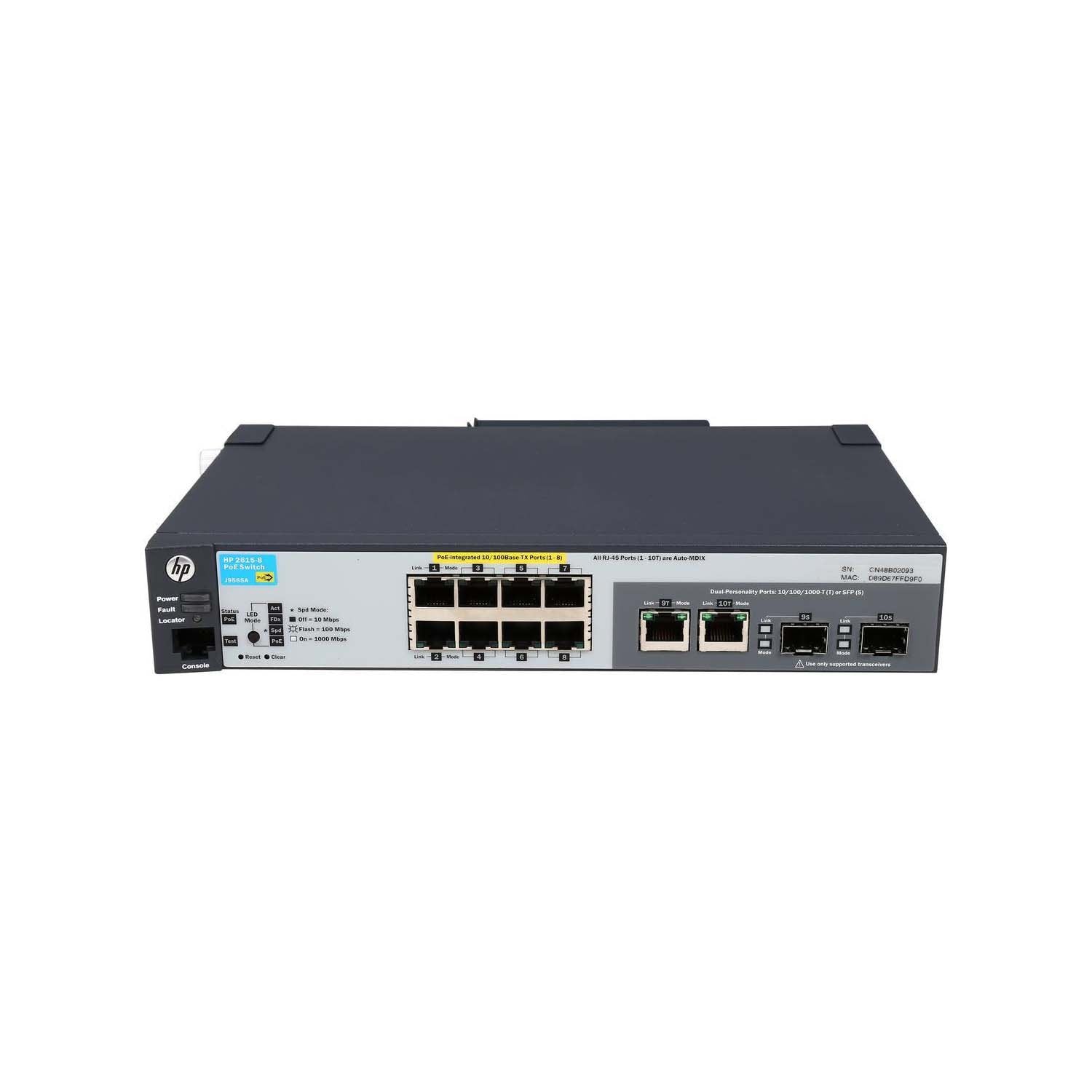 HP Procurve 2615 8 PoE Stackable Ethernet Switch (J9565A#ABA)