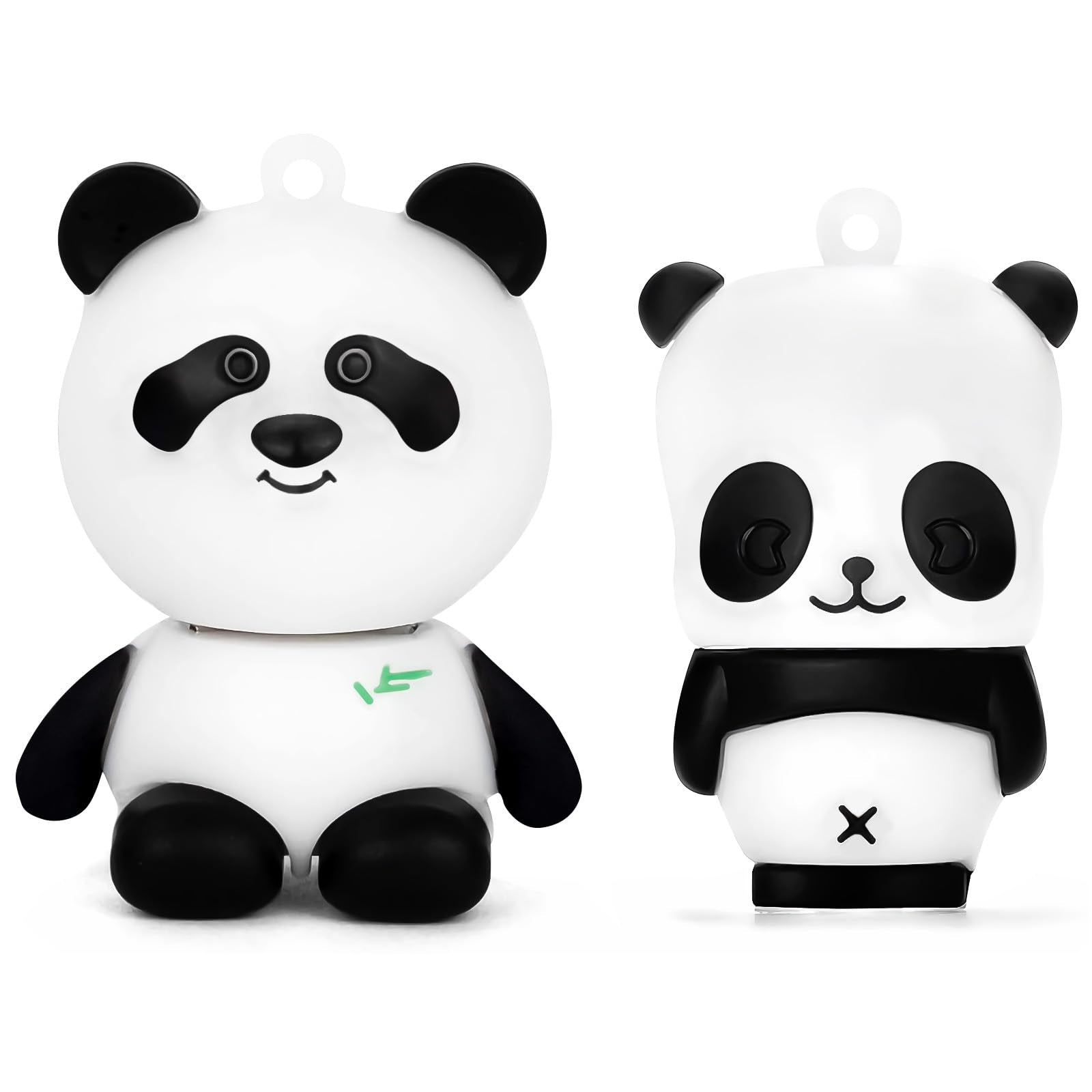 Borlterclamp Usb Flash Drive Cute Panda Pattern 32Gb Pack Of 2 Pcs Pendrive Gift For Students And Children