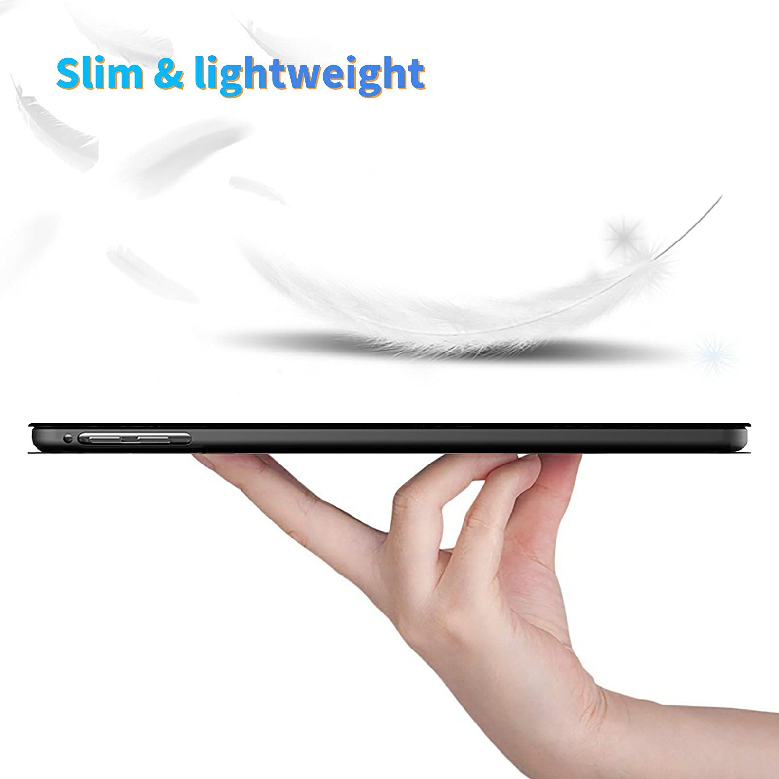 For Samsung Tab A 8.4 Tablet Case Sm T307, Galaxy Tab A 8.4 Case 2020, Slim Adjustable Stand Back Shell Protection Smart Cover F