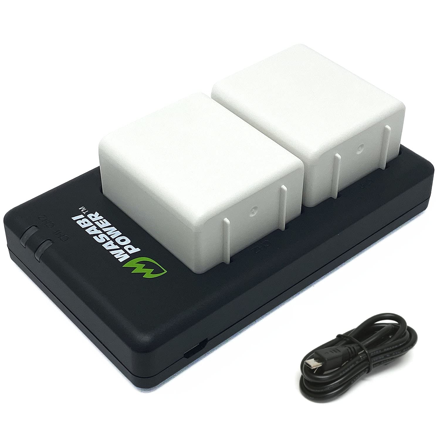 Wasabi Power Battery (2 Pack) And Dual Charger For Arlo Pro 3, Pro 4, Ultra, Ultra 2 (Vma5400 & Vma5400C)