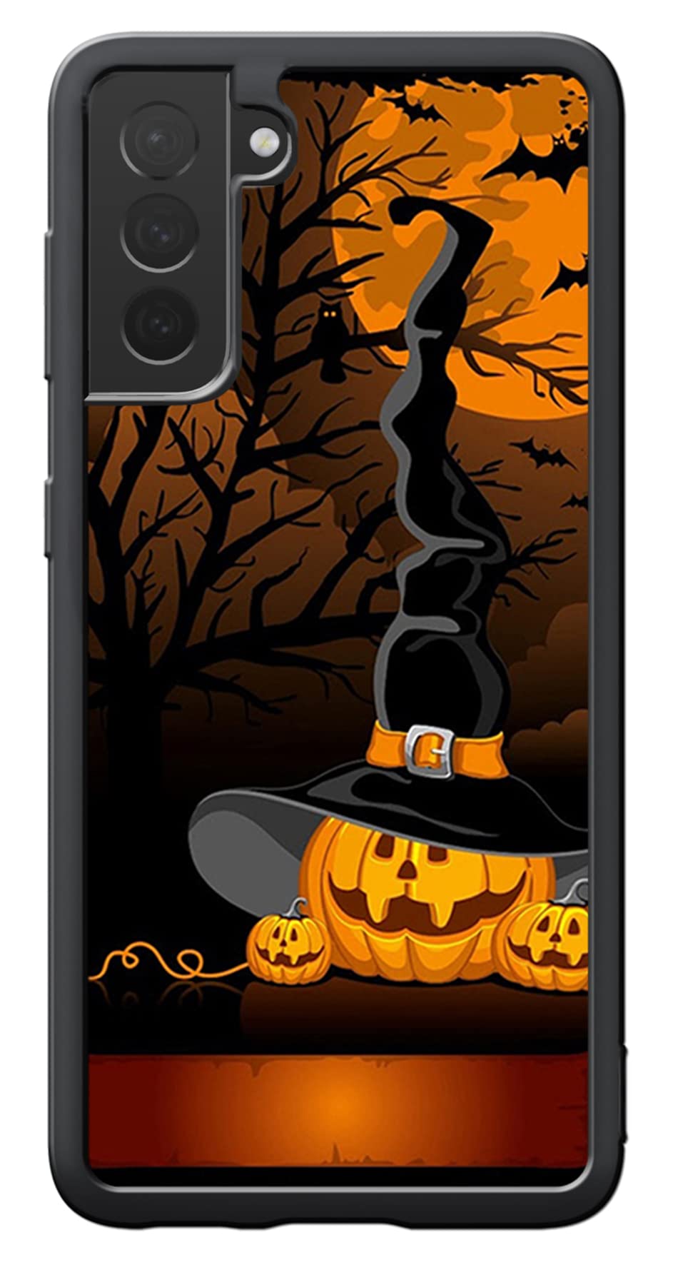 Vuttoo For Samsung Galaxy S22 Case   Halloween Pumpkins Witch Hat Pattern Phone Case   Tpu Shock Absorption Protection Phone Cov