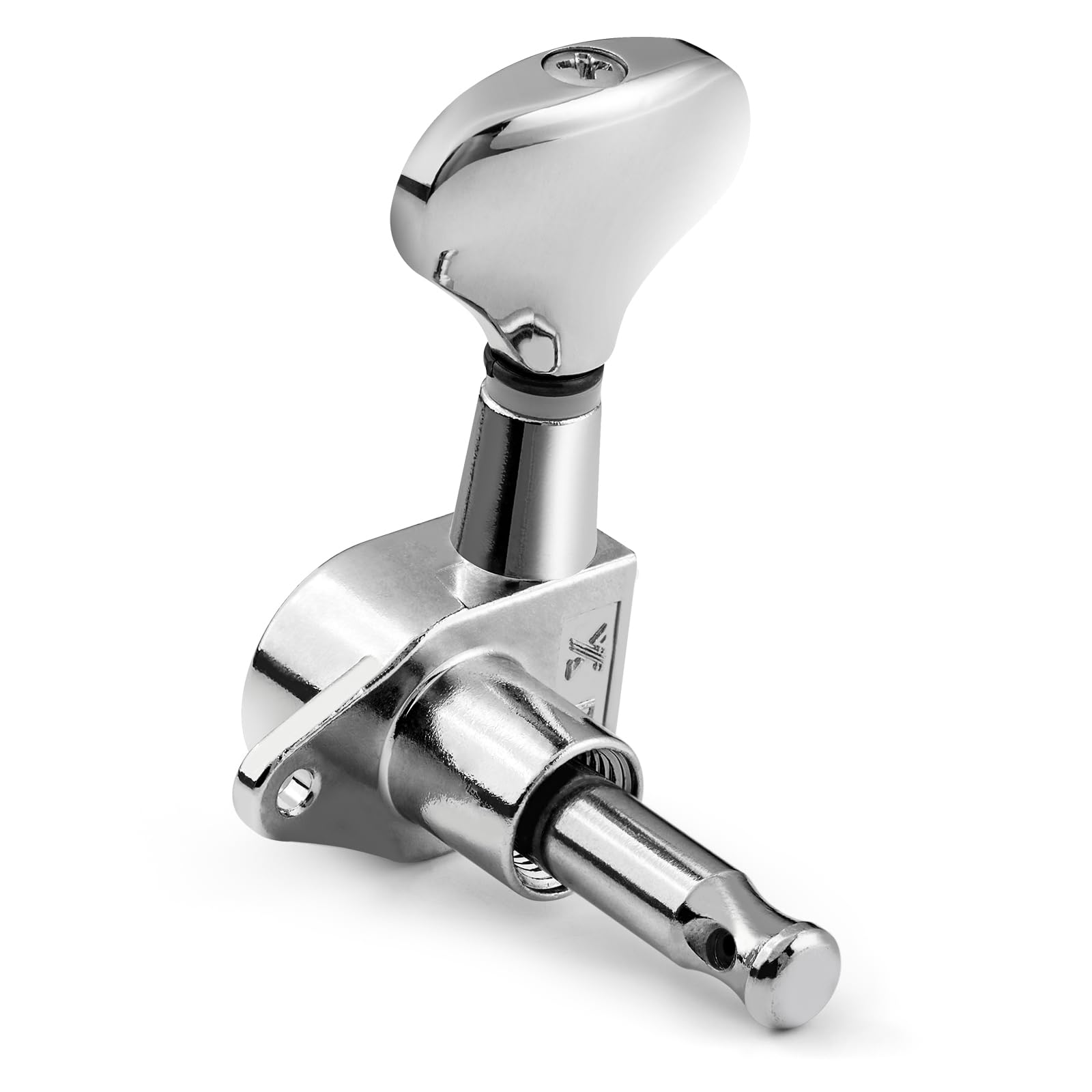 Vangoa 3L3R 6 Pieces Guitar String Tuning Pegs Tuner Machine Heads Knobs Tuning Keys For Acoustic Or Electric Guitar, Chrome, Si