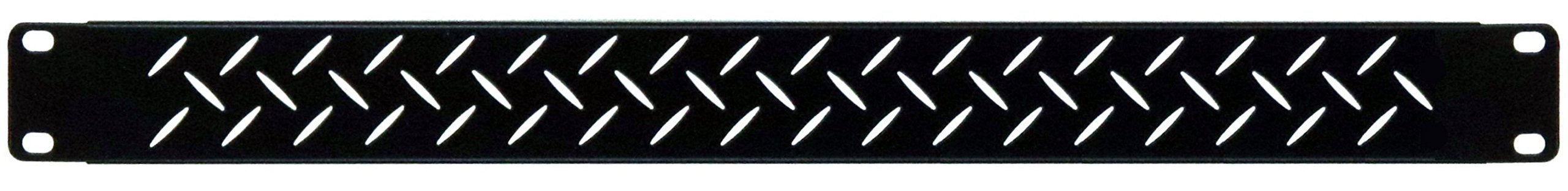 1u-Space Standard Width Rack Panel with Air Vent Patterned Face