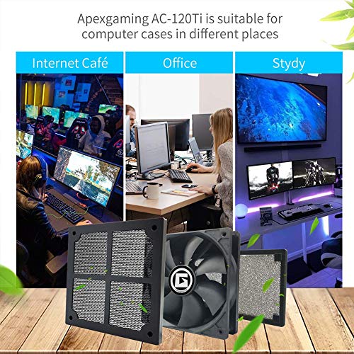 Apexgaming Gaming Computer Case (Uv Air Purifier Case Fan, Gaming Case Fans)