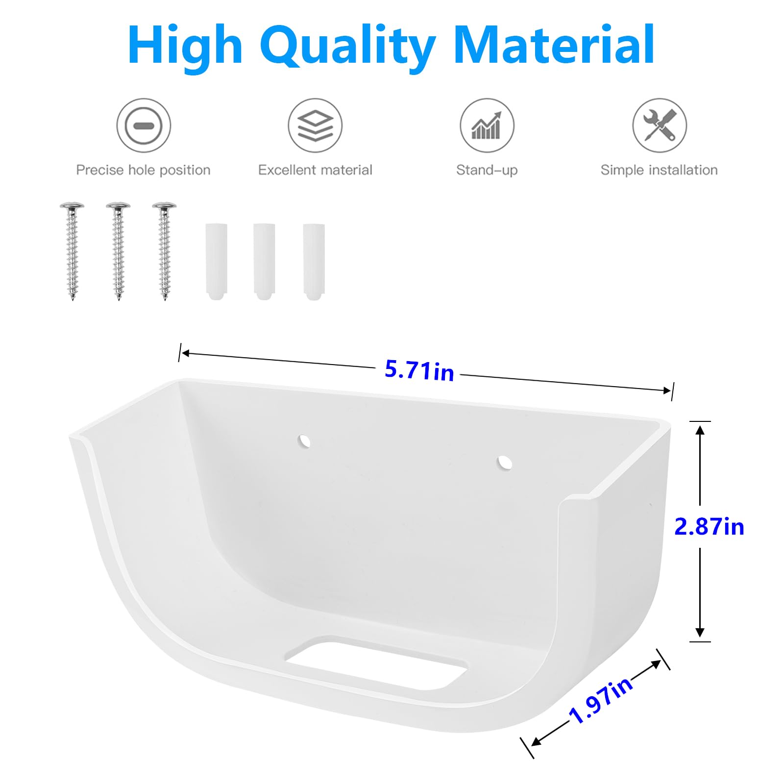 Huafly Screwless Wall Mount Bracket For Eero Pro 6 Wifi, Vhb Stick On Holder, Strong Adhesive Holder, No Tools No Drilling No Ho