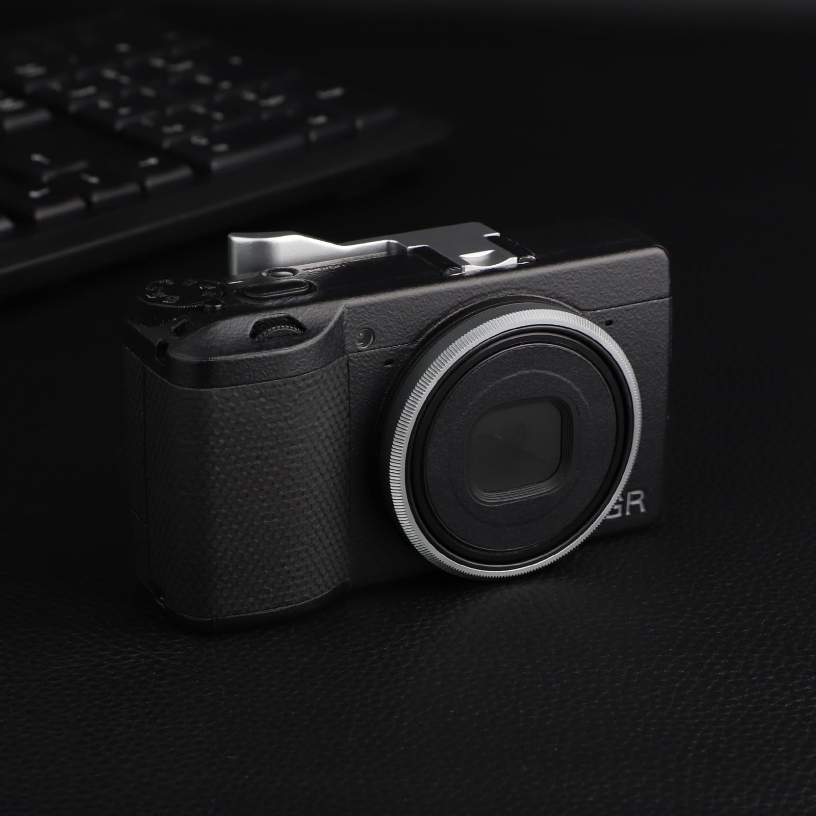 Haoge Rrc Gr3Xt Silver Grey Metal Decorate Ring For Ricoh Gr3X/Griiix Camera Accessories Replaces Gn 2