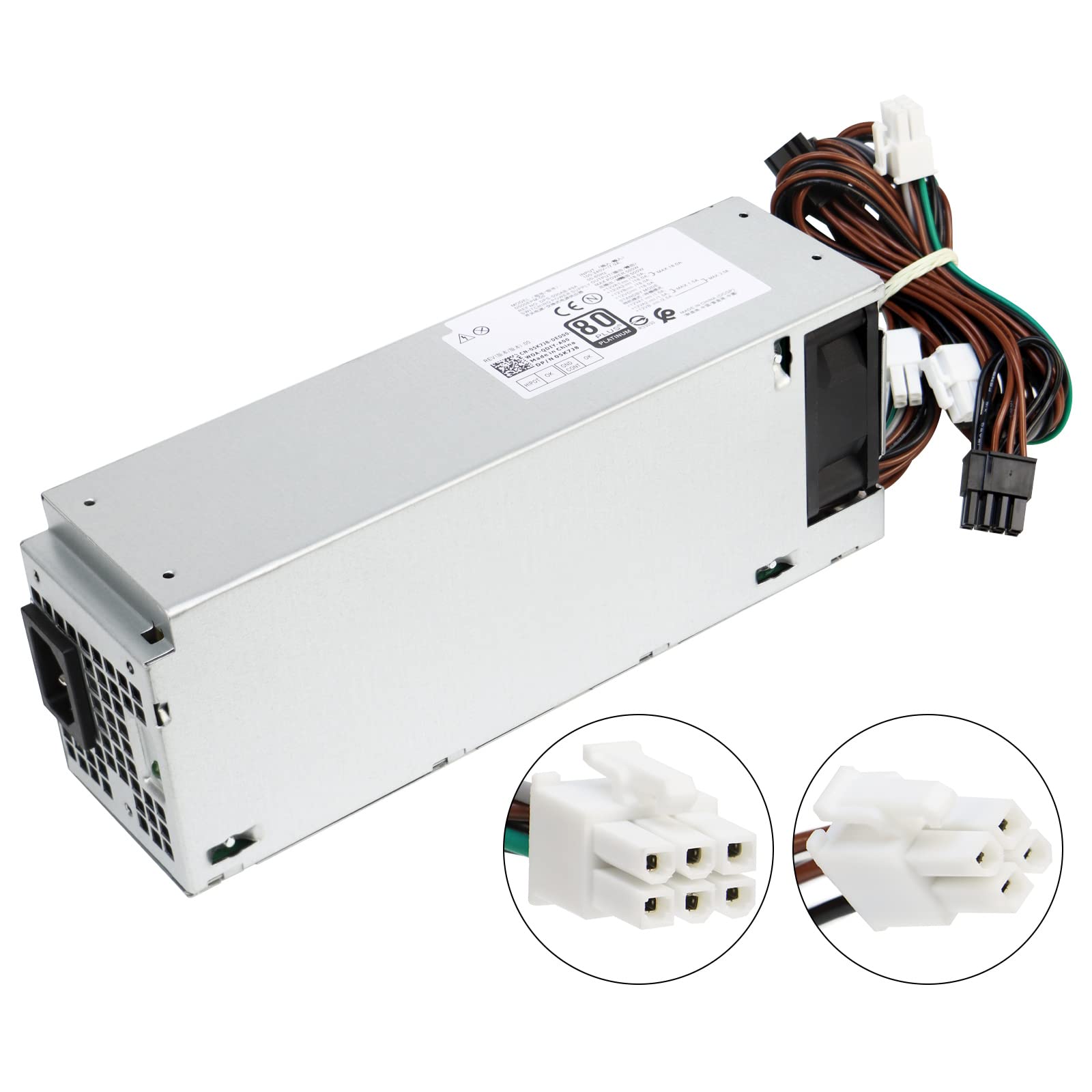 S-Union Upgraded D500EPM-00 500W Power Supply Compatible with Dell Optiplex 3050MT 7080MT 7070MT 7060MT 3650 3670 3671 5090 3260