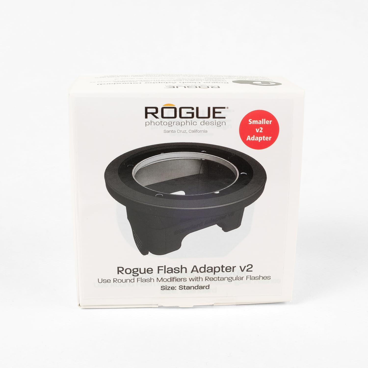Rogue Round Flash Magnetic Light Modifier (Rectangular Flash Adapter V2: Standard)