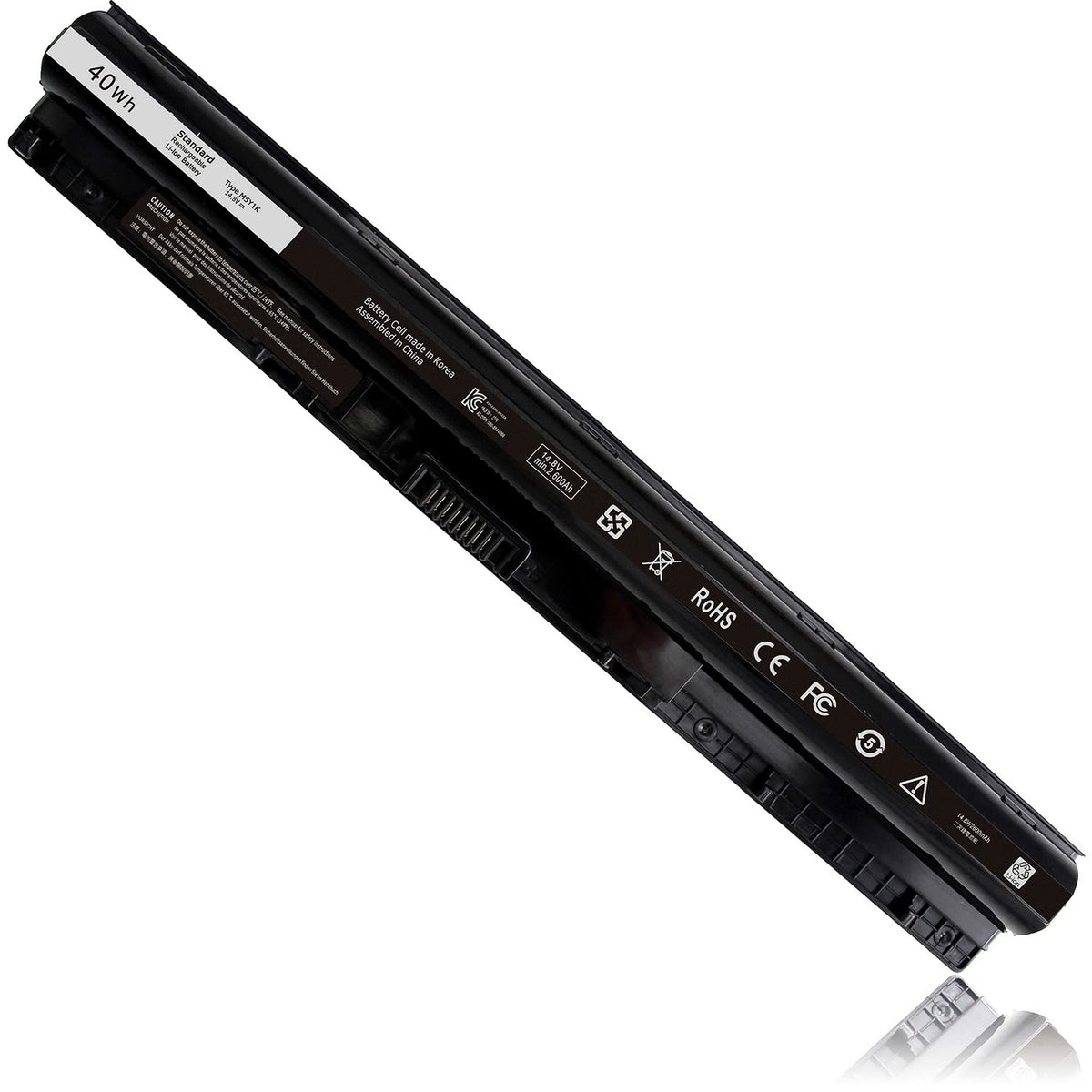 40Wh M5Y1K 14.8V Battery For Dell Inspiron 15 3000 5000 Series 5559 5558 5555 5758 3567 3551 3552 3558 3565 14 3451 3452 3458 5458 17 5755 5756 5758 5759 P51F 453 Bbbq 451 Bbmg Gxvj3 Hd4J0 991Xp Vn3N0