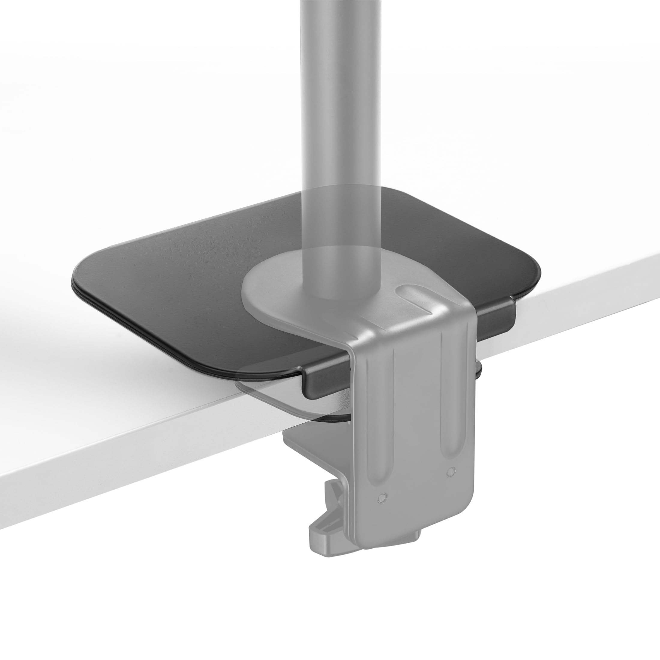 Mount It! Monitor Mount Reinforcement Plate, Metal Plate For Desk, Protector For Fragile Thin Glass Tabletops, Monitor Arm Plate