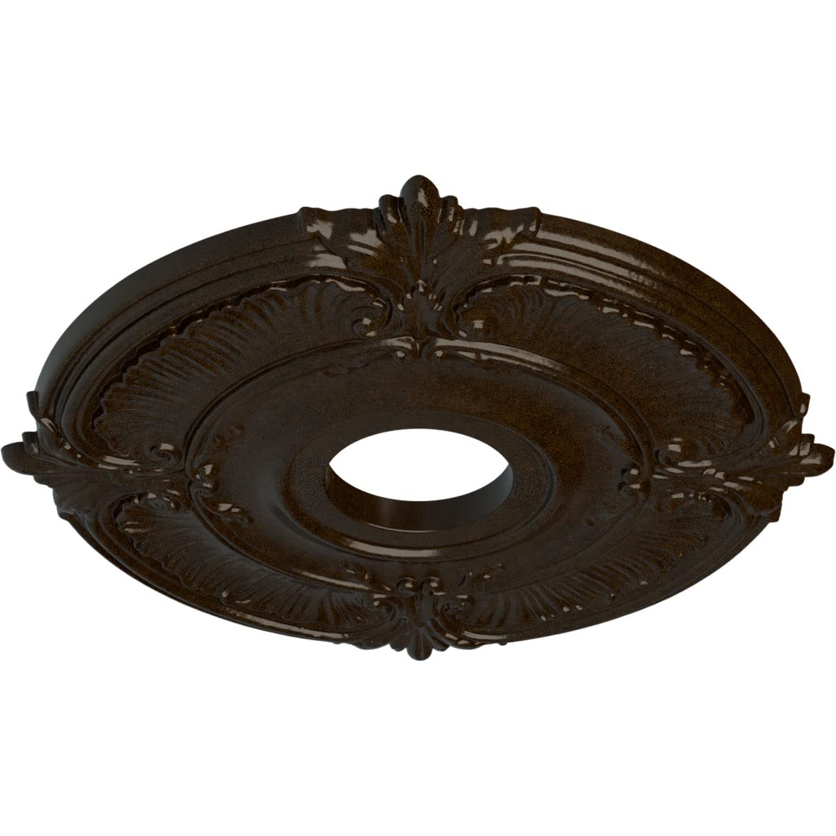 Ekena Millwork Cm18Atbzs Attica Ceiling Medallion, 18''Od X 4''Id X 5/8''P (Fits Canopies Up To 5''), Hand Painted Bronze