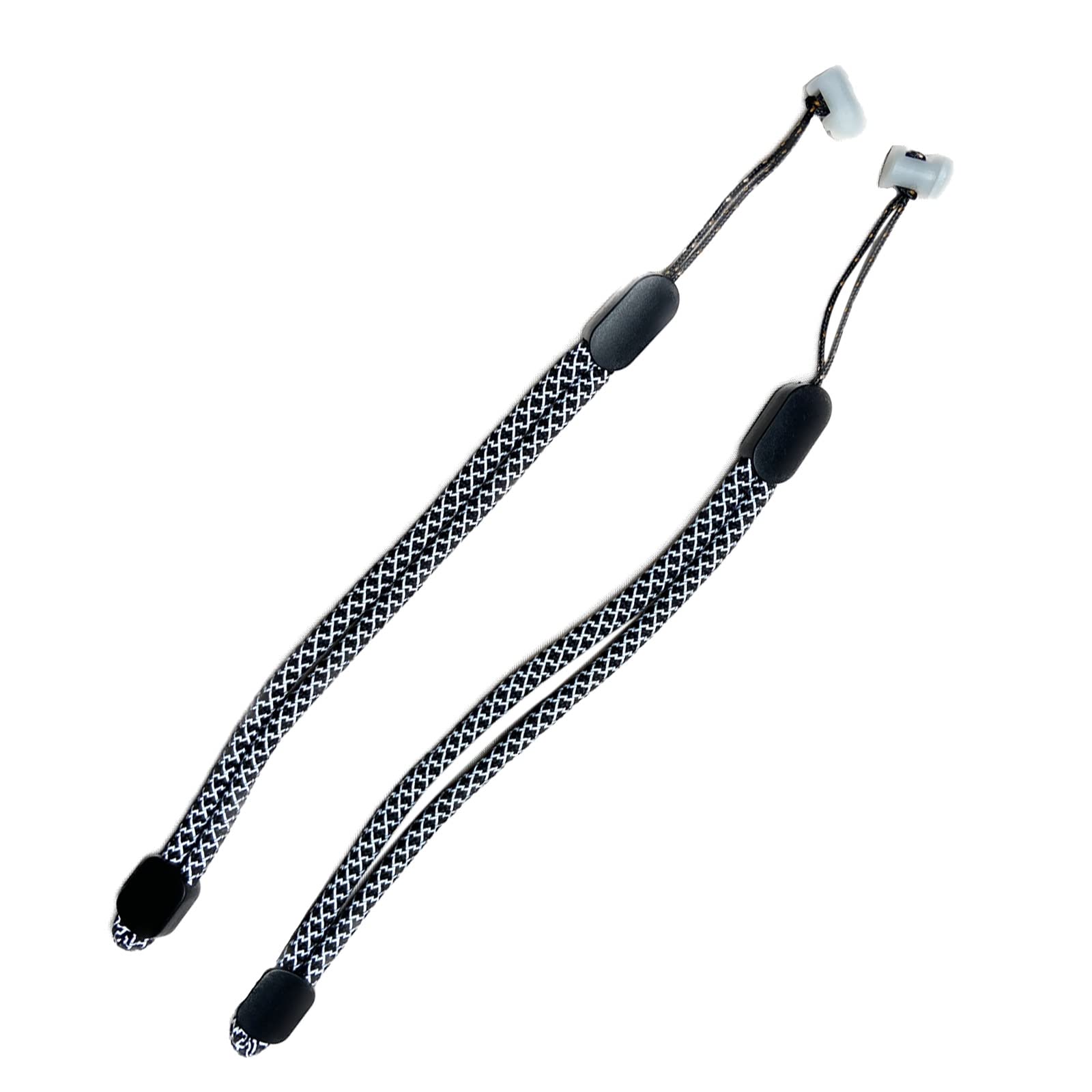 Improved Replacement Wrist Wraps For Oculus Quest 2 Gen Controller, Reflective Hand Straps With Resin Black Stopper, Replacement