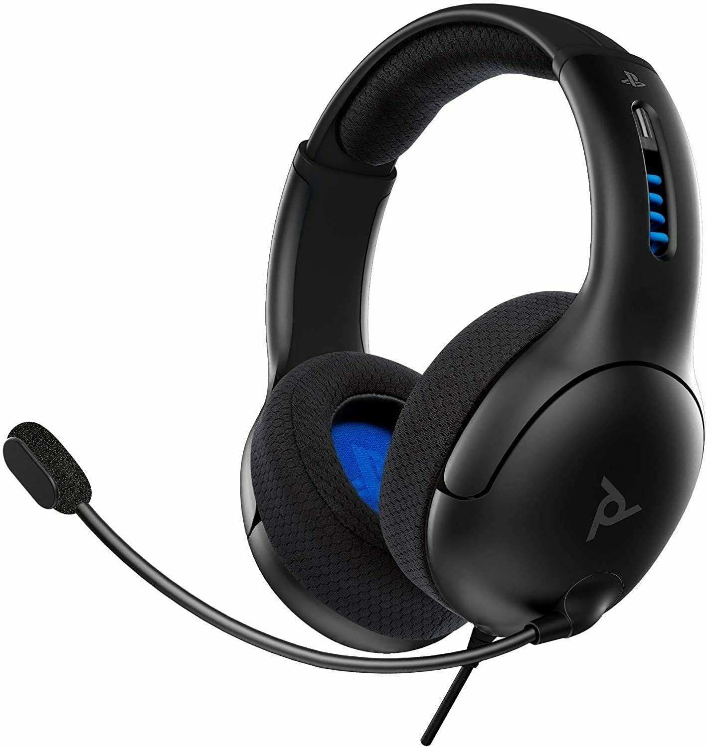 Pdp Lvl50 Wired Headset With Noise Cancelling Microphone: Black   Ps5/Ps4