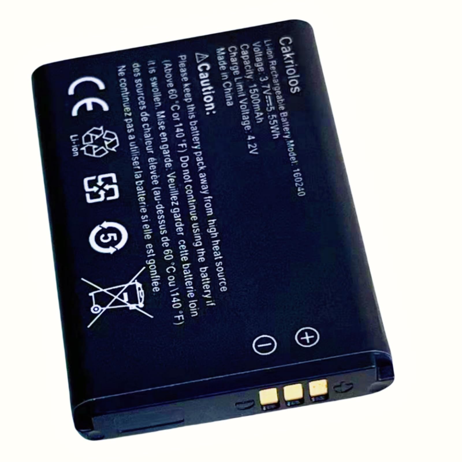 Cakriolos 160240 Replacement Battery for Steelseries Arctis Pro Wireless, Siberia 800, Siberia 840, 61298RX Headsets, H Wireless