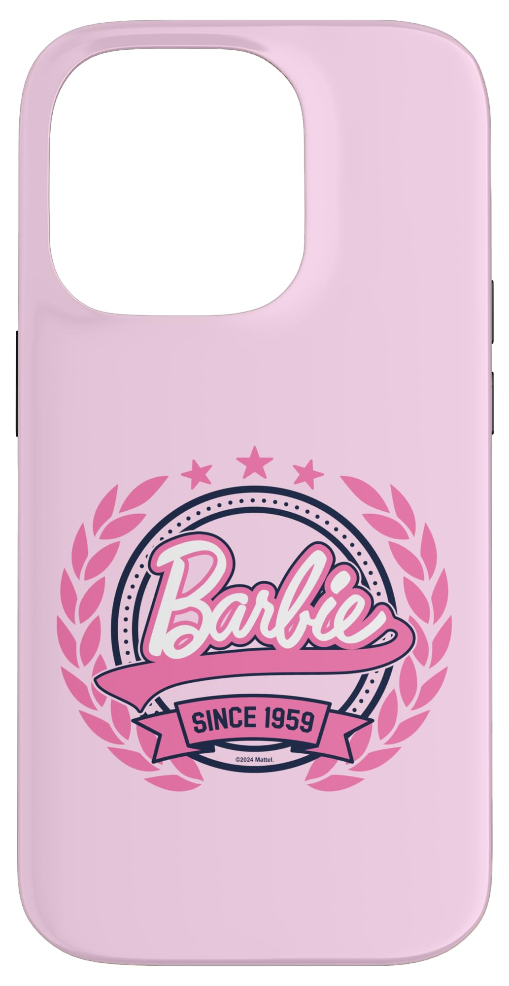 Iphone 14 Pro Barbie   Varsity Collegiate Seal Since 1959 Logo Case