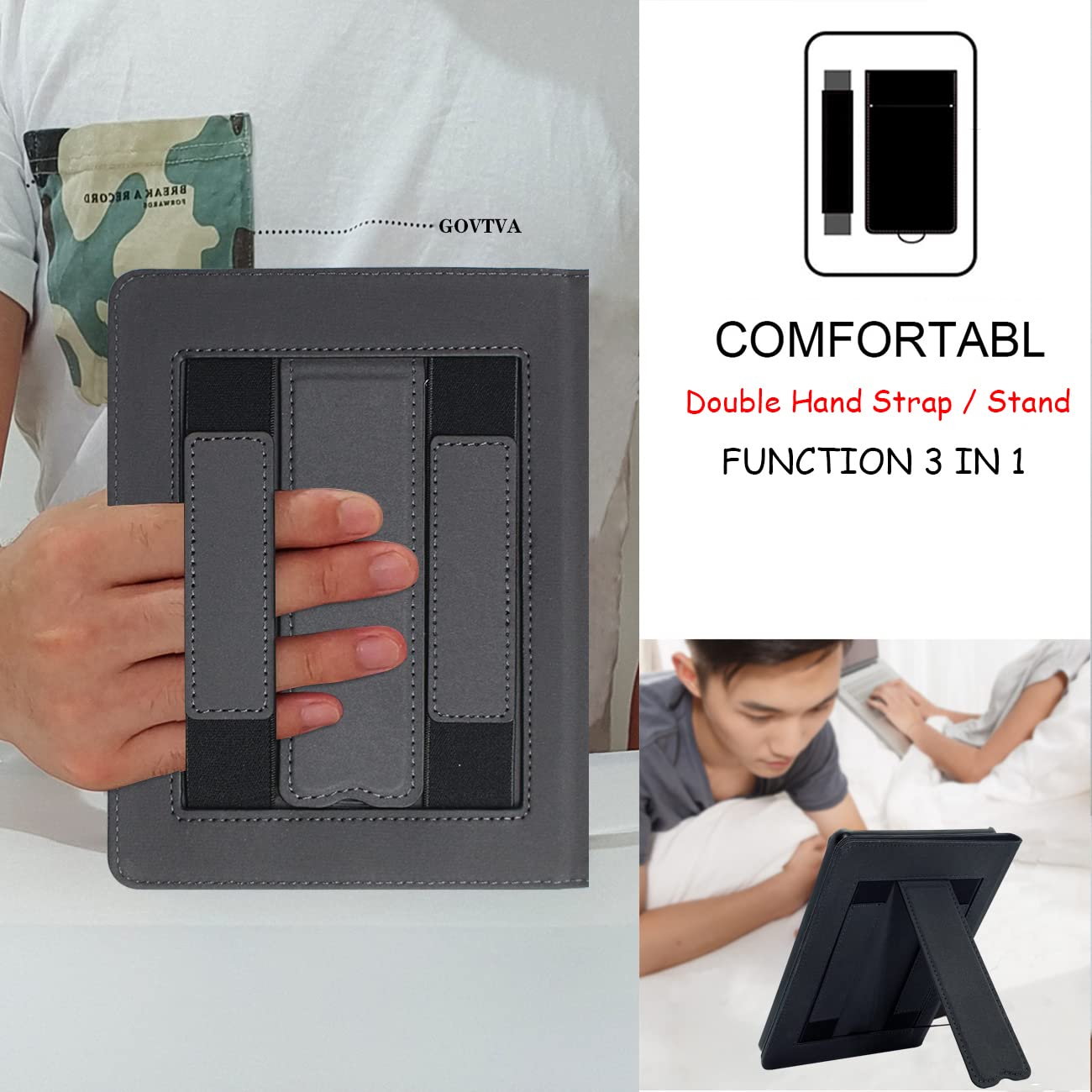 Govtva Case For 6.8'' Kindle Paperwhite 11Th Generation 2021 And Kindle Paperwhite Signature Edition 2021 Released Cover With Au