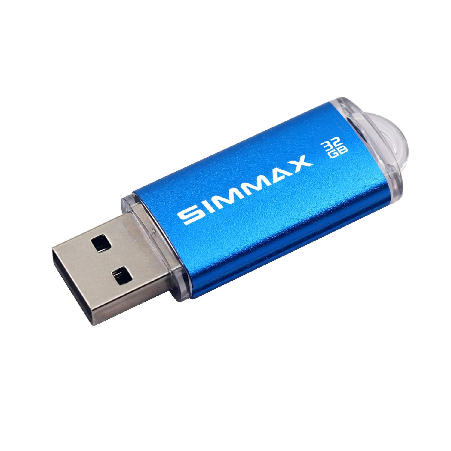 Simmax Memory Stick 32Gb Usb 2.0 Flash Drives Thumb Drive Pen Drive (32Gb Blue)