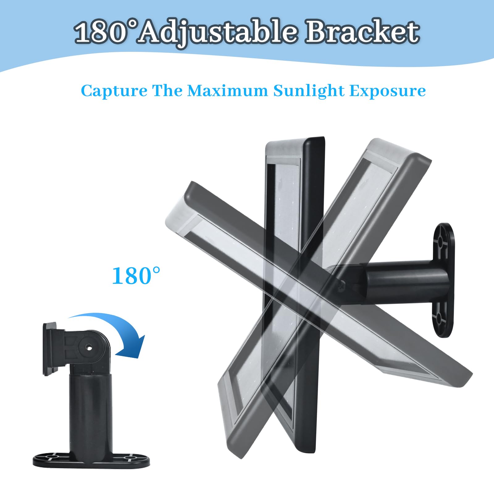 Bobuy Solar Panel Charger For Ring Cameras, 5V Solar Charger, Compatible With Ring Spotlight Cam/Ring Stick Up Cam And Outdoor W