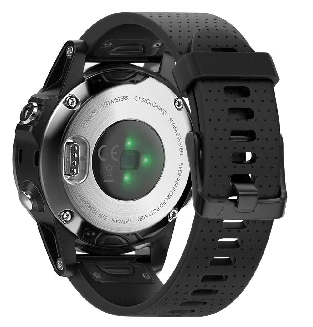 ANCOOL Compatible with Fenix 5S/6S/7S Bands 20mm Easy Fit Silicone Watch Bands Replacement for Fenix 8 43mm/5S Plus/6S Pro/D2 De
