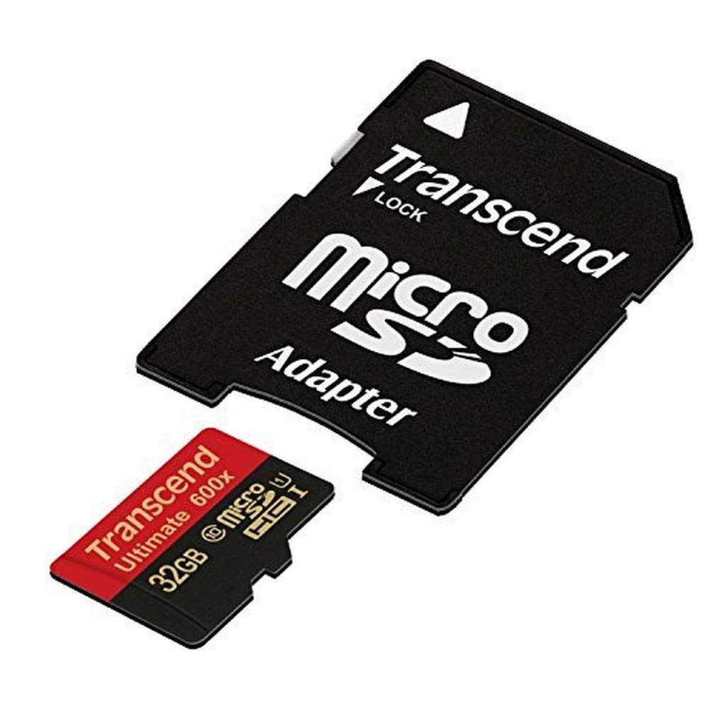 Transcend 32 Gb Microsdhc Class 10 Uhs I Memory Card With Adapter 90 Mb/S (Ts32Gusdhc10U1)