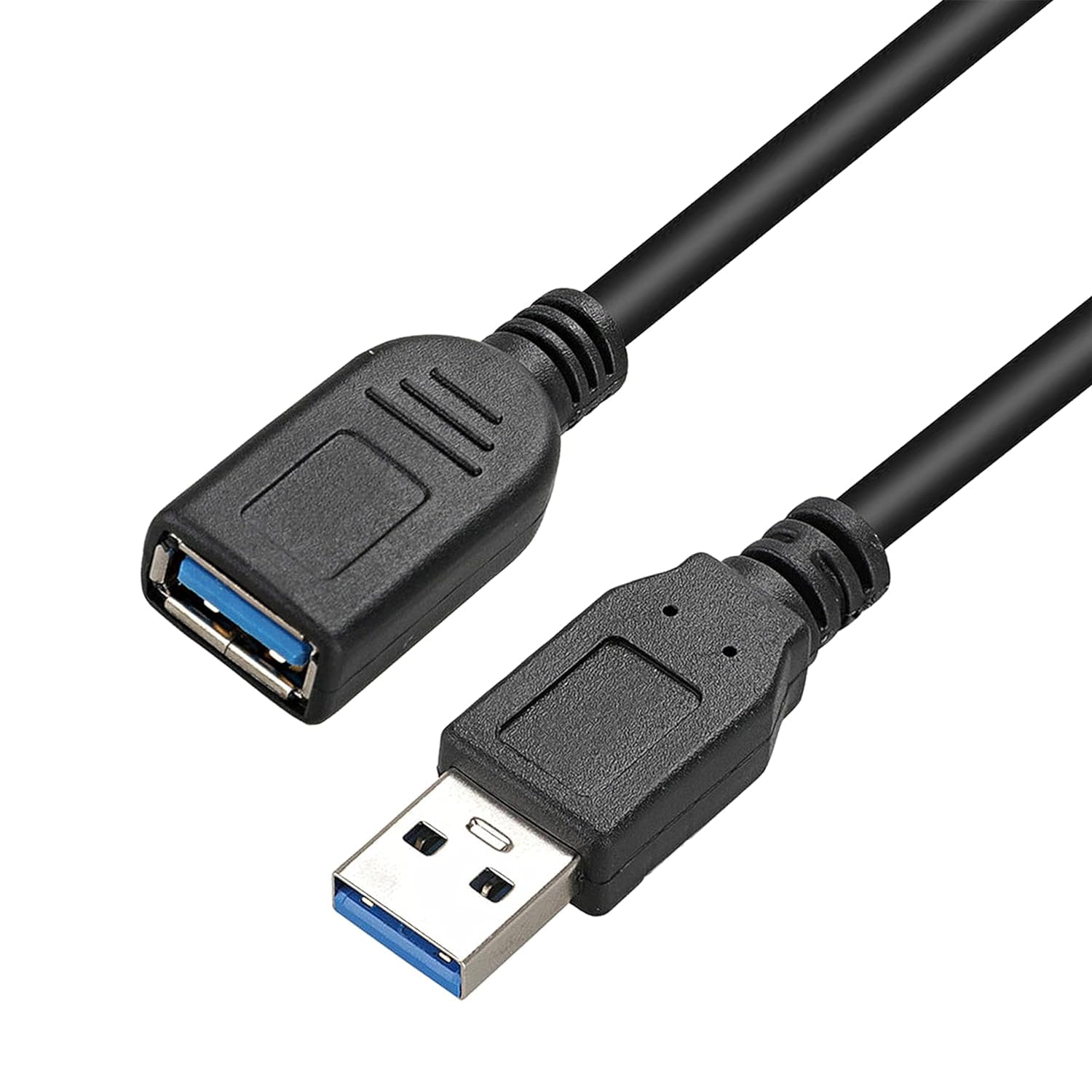 Saitech It 4 Pack 15Cm Short Usb 3.0 Male A To Female A Extension Cable 5Gbps For Laptop/Pc/Mac/Printers  Black