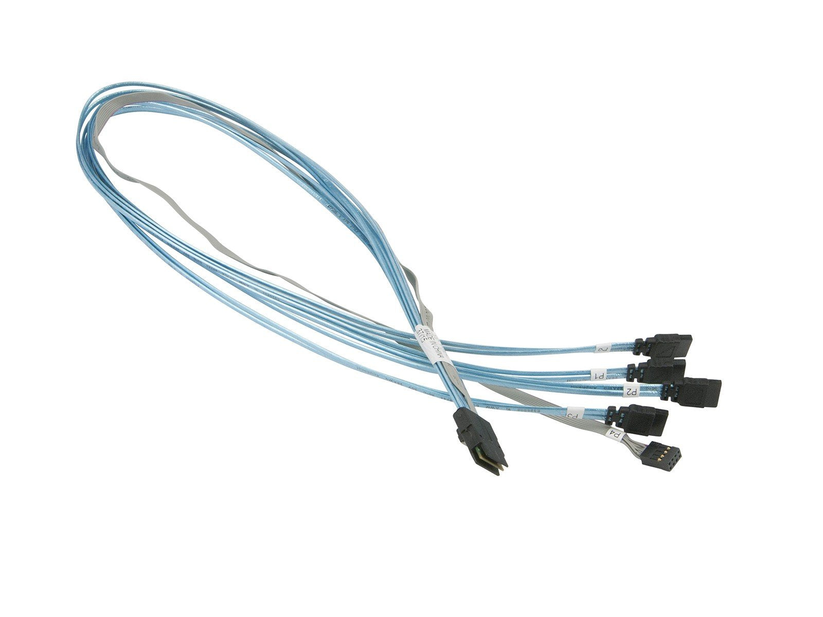 Supermicro Ipass To 4 Sata Cable With 70Cm Sideband Pbf (Cbl 0237L)