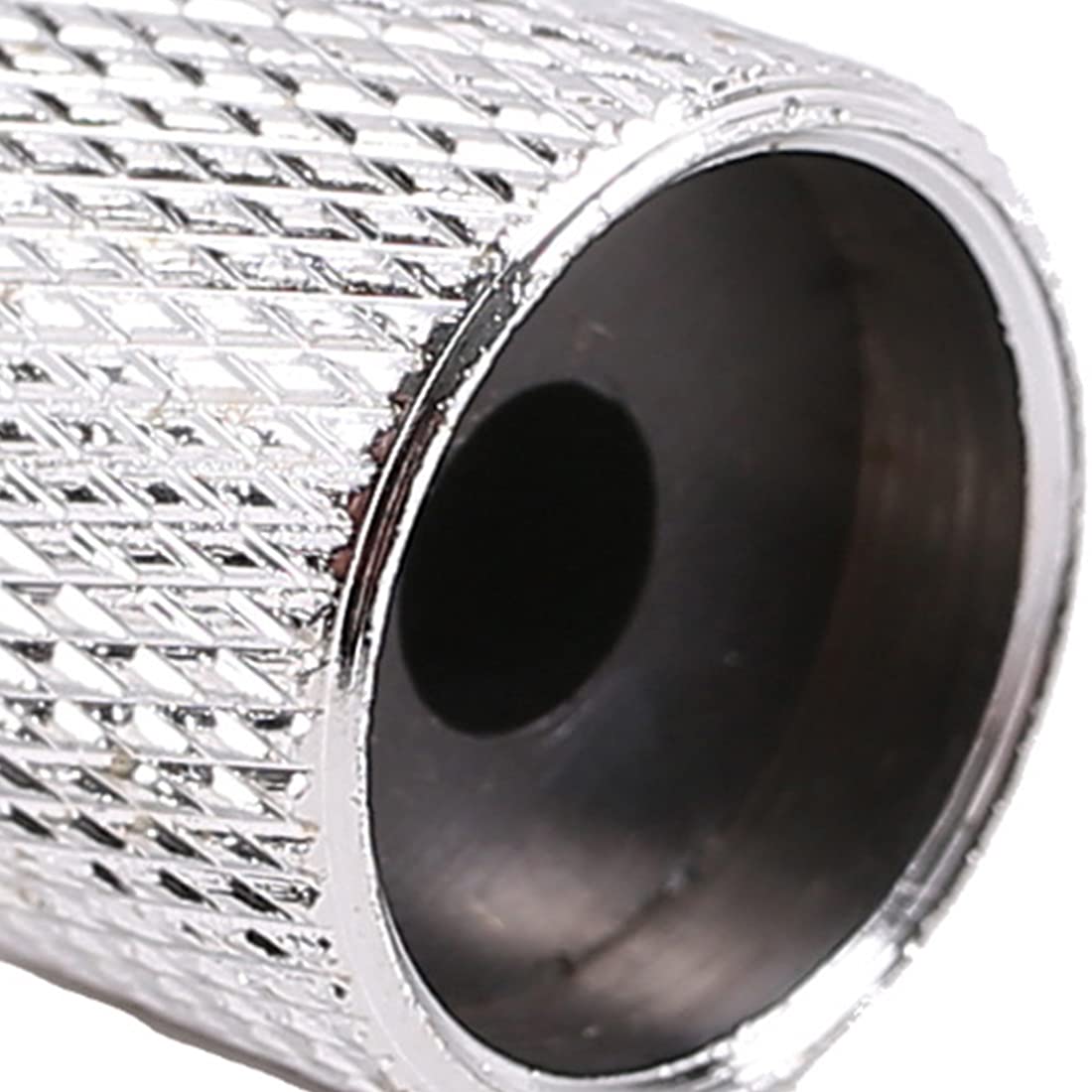 Kaiy 3Pcs Metal Guitar Control Knob, Control Knobs Dome Knobs With Spanner For Fender Telecaster Electric Guitar Or Bass, Chrome