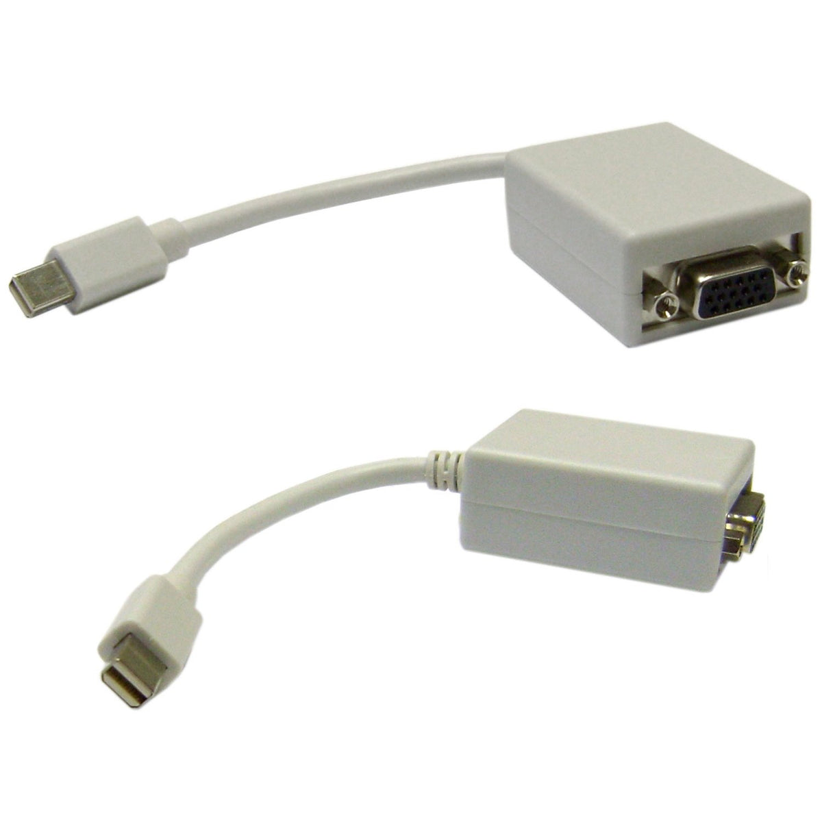 Mini Displayport To Vga Adapter Cable, Passive, Mini Displayport (Minidp/Mdp) Male To Hd15 Female, Only Works From Displayport T