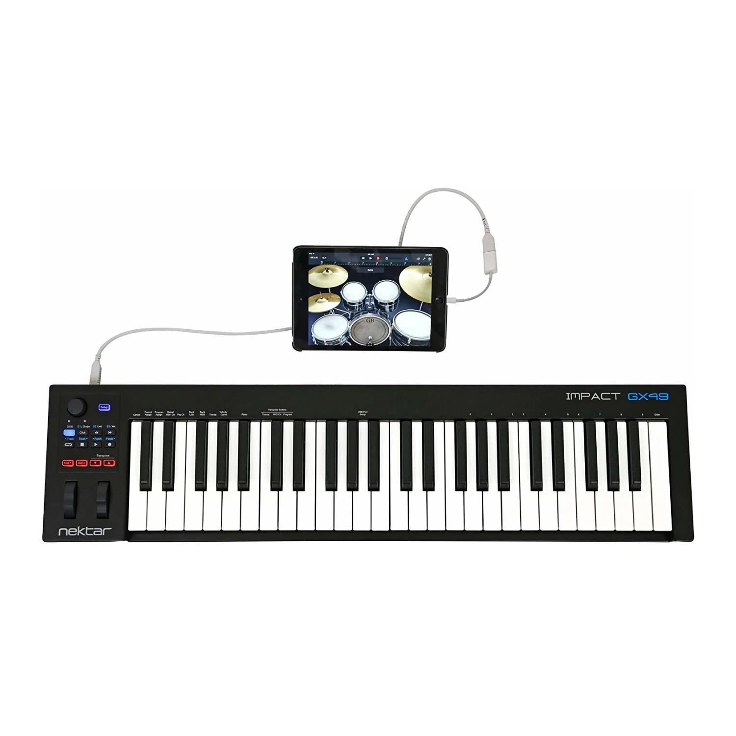Nektar Impact Gx49 | Usb Midi Controller Keyboard With Nektar Daw Integration Black