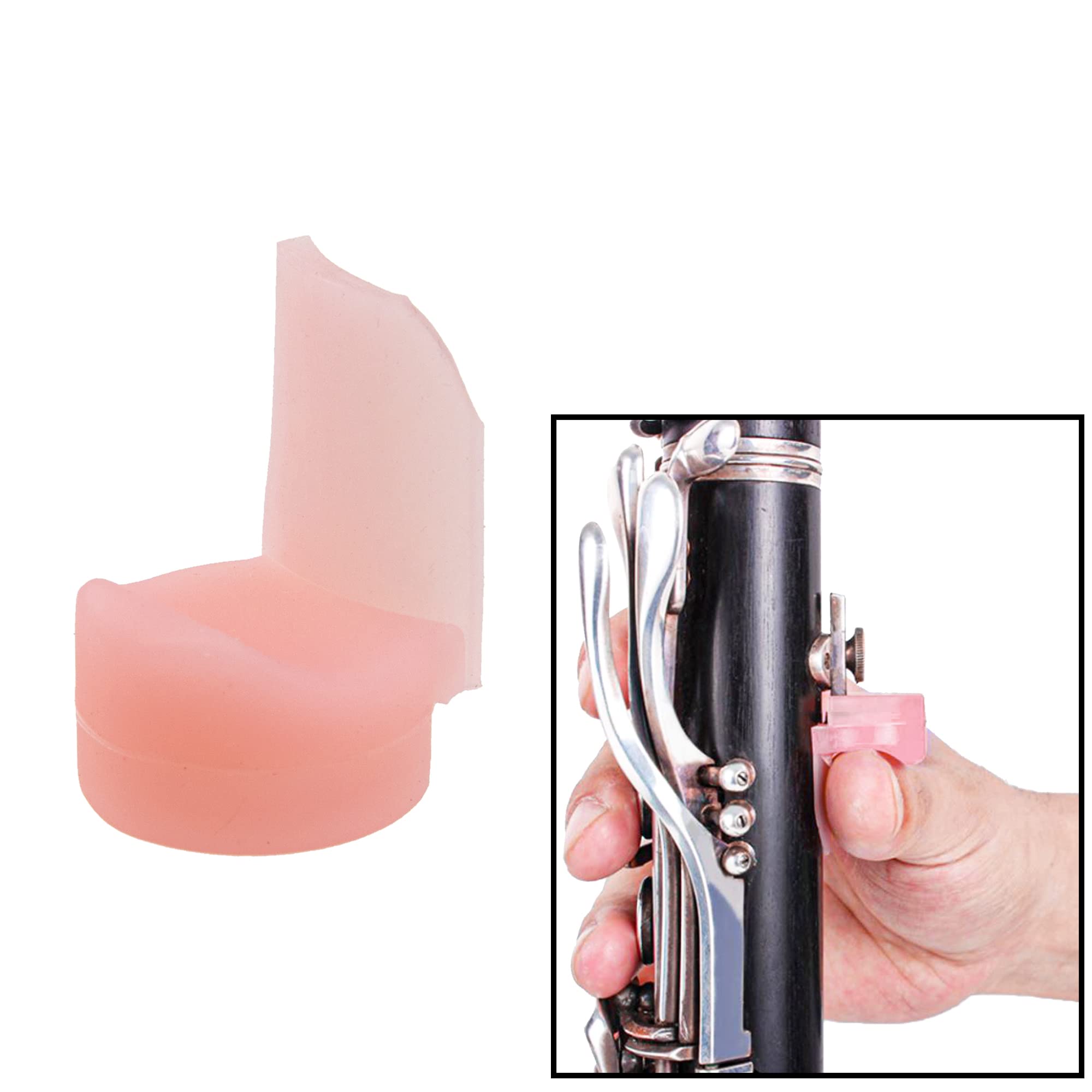 5Pcs Yootones Clarinet Oboe Thumb Rest Cushion Thumb Protector Compatible With Woodwind Instrument(5 Colors)