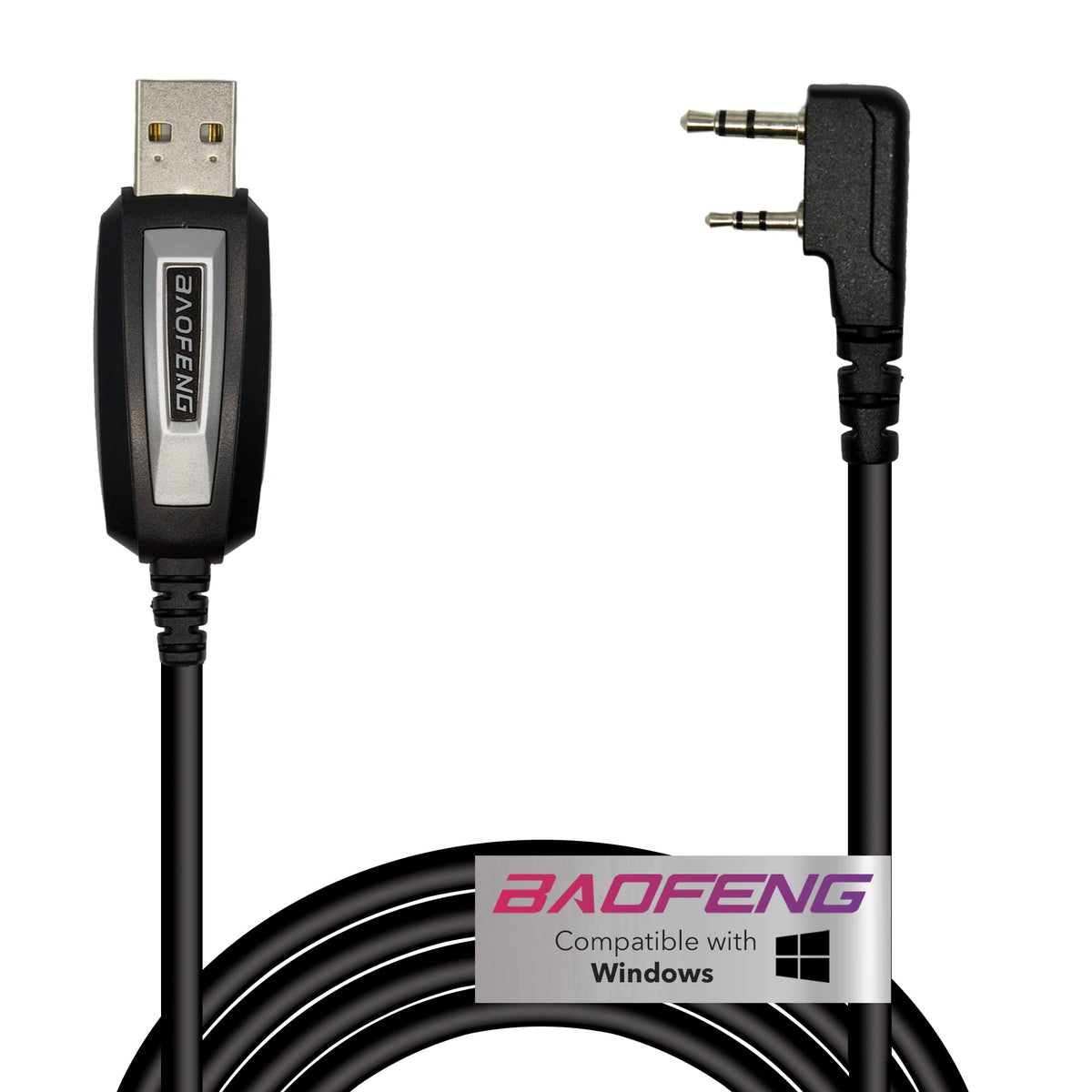 Mirkit Baofeng Programming Cable For Two Way Ham Portable Radios: Uv 5R, 5Ra, 5R Plus, 5Re, Uv 82, Bf F8Hp, Uv3R Plus, Bf 888S, 5R Ex, 5Rx3, Ga 2S, Bf F8+, H777 Uv82Hp
