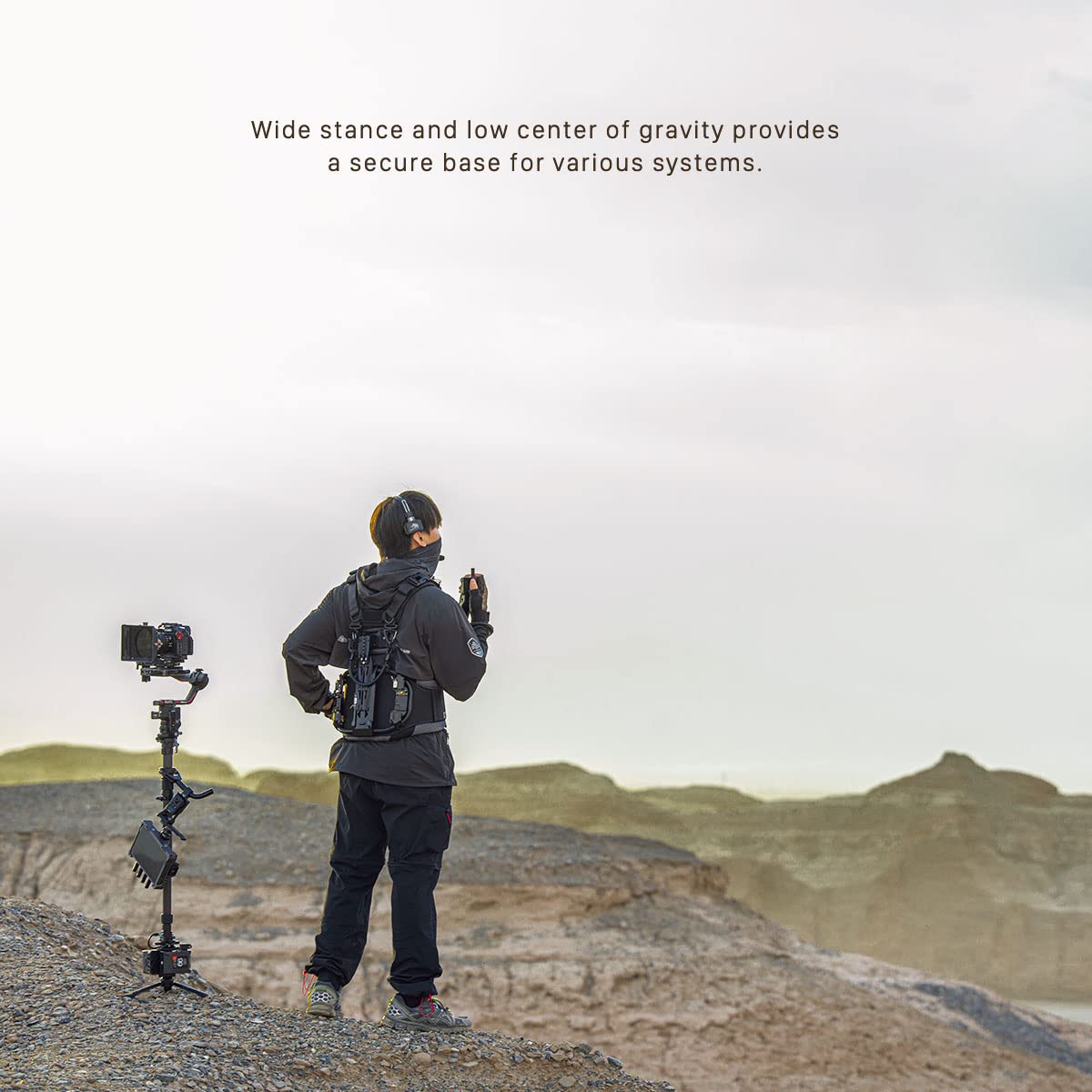 Tilta Mini Table Top Tripod | Lightweight & Universally Compatible With 1/4' 20 Screw Mount | Use As Tripod Or Super 8 Style Hand Grip | Ta Mtt Black