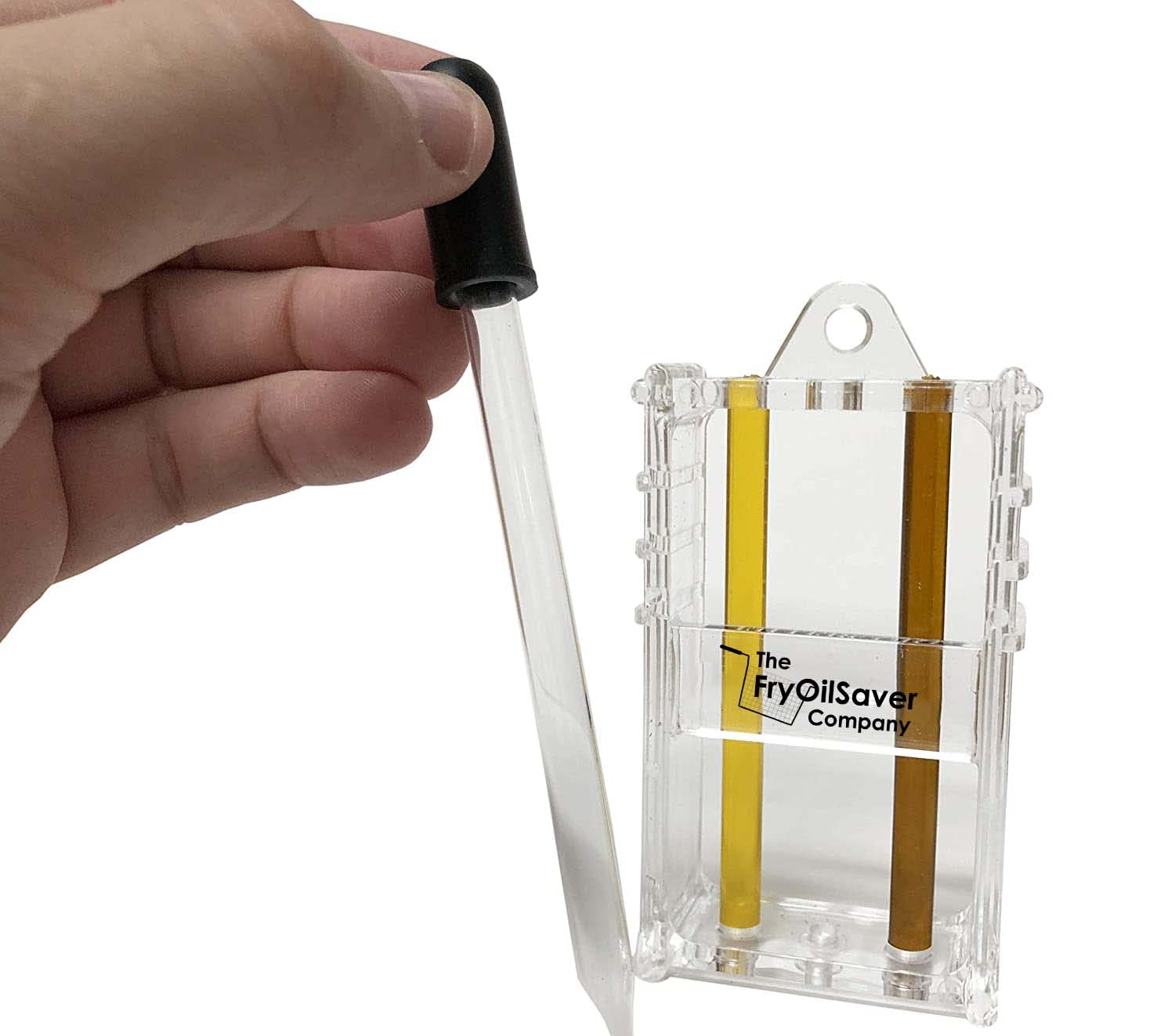 Fryer Oil Test Kit, Two Color Analysis Visual Kit W/Eye Dropper, Oil Fryer Quality Test Kit For Clear Frying Oil For Kitchen & R