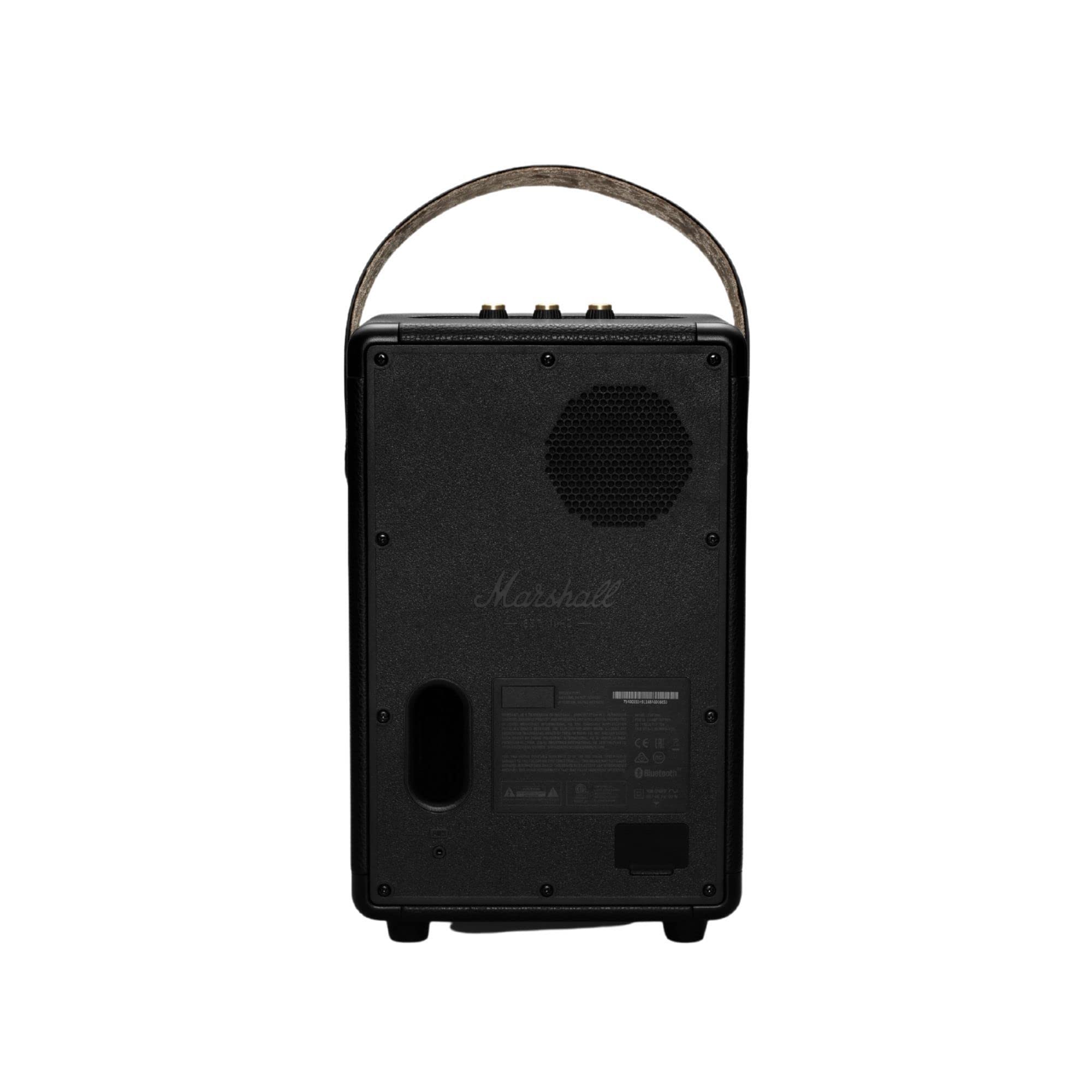 Marshall Tufton Portable Bluetooth Speaker, Black & Brass