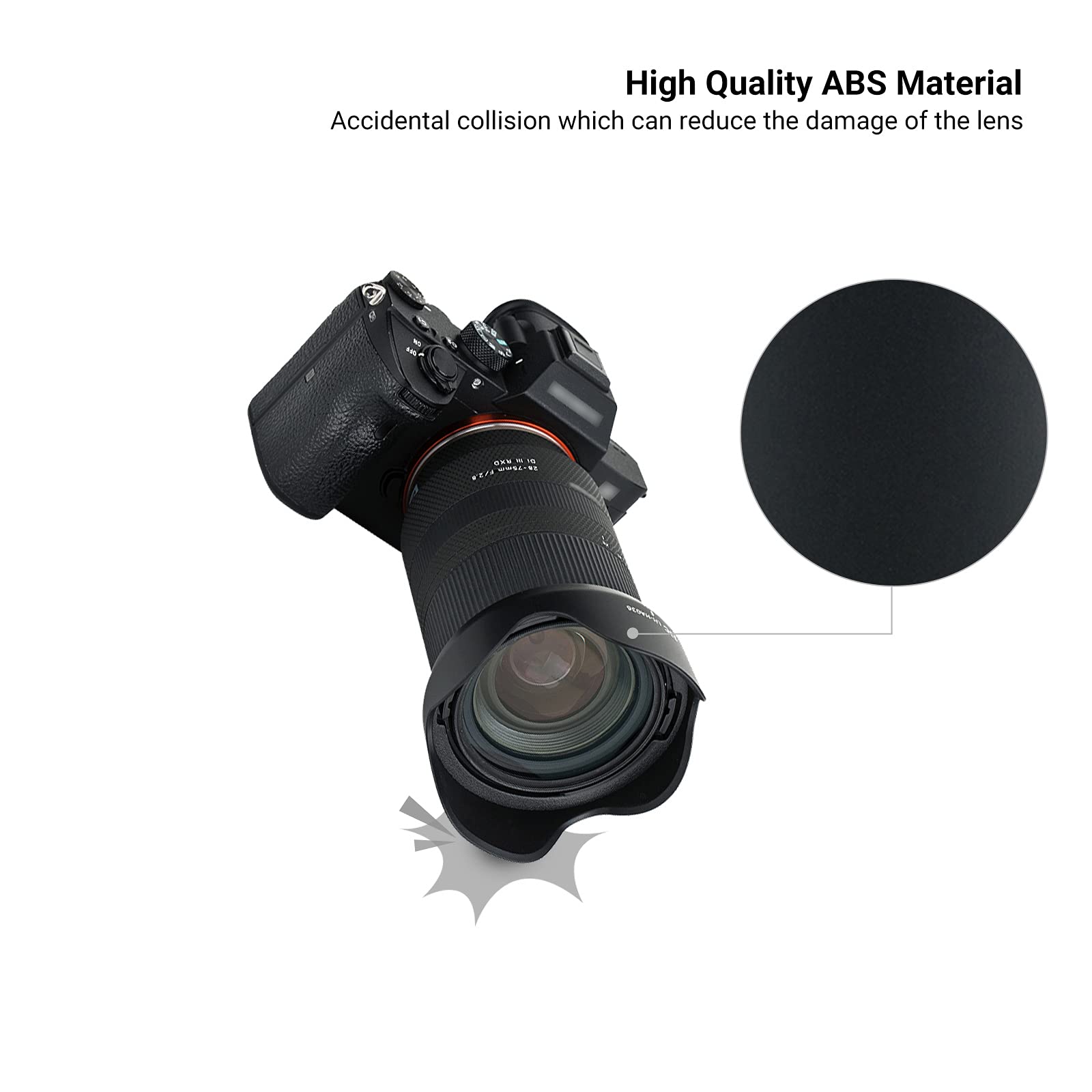 Lens Hood For Tamron 28 75Mm F2.8 Di Iii Rxd Lens (Model: A036),Tam. 17 70Mm F2.8 Di Iii A Vc Rxd (Model: B070),Tam. 18 300Mm F3