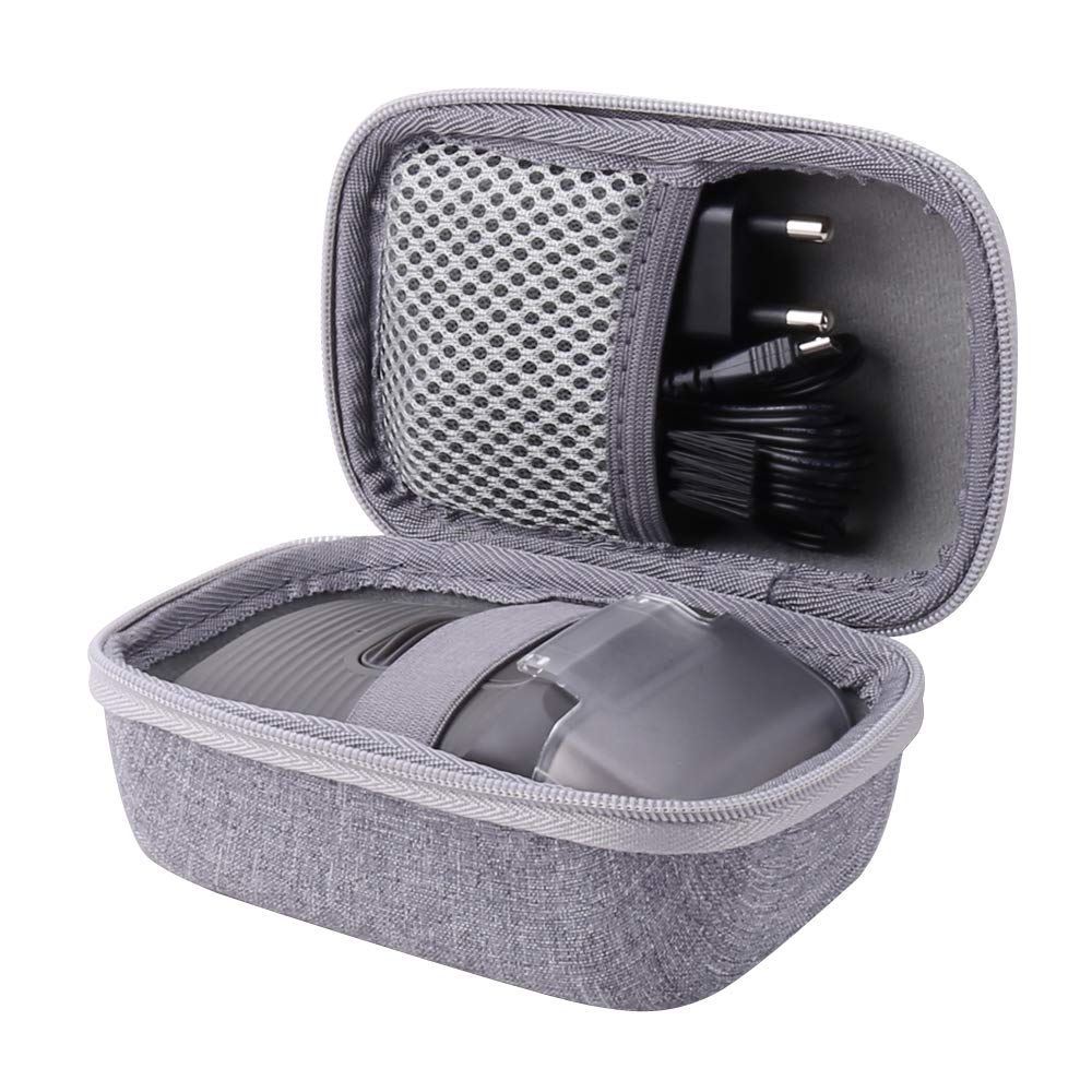 Aenllosi Hard Case Compatible With Remington Hf9000 Heritage Series Shaver, Titanium (Black)
