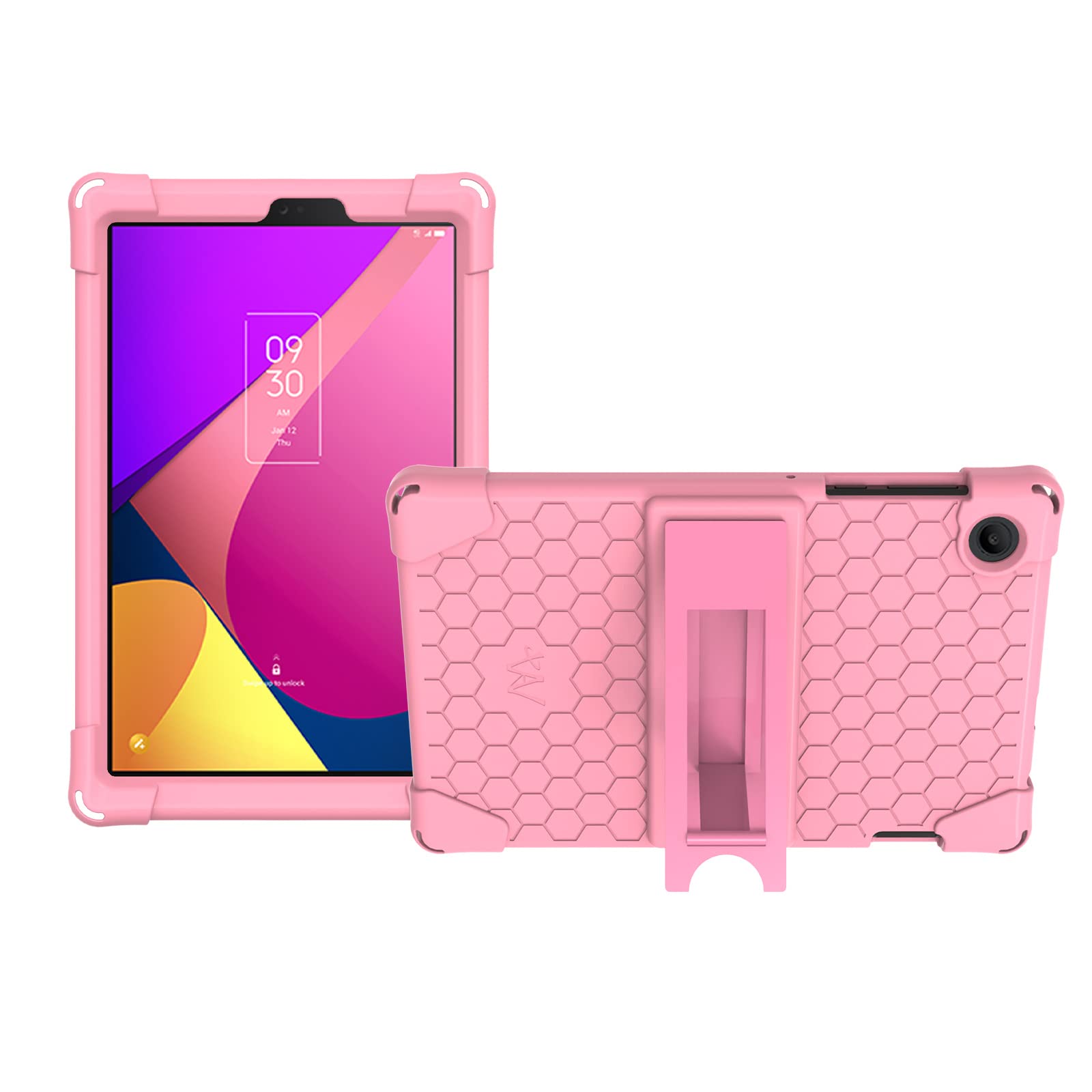 (for TCL TAB 8 LE/TCL TAB 8 Plus/TCL TAB 8V) Transwon Silicone Kids Case for TCL Tab 8 LE Tablet Model 9137W/ TCL Tab 8 Plus Mod