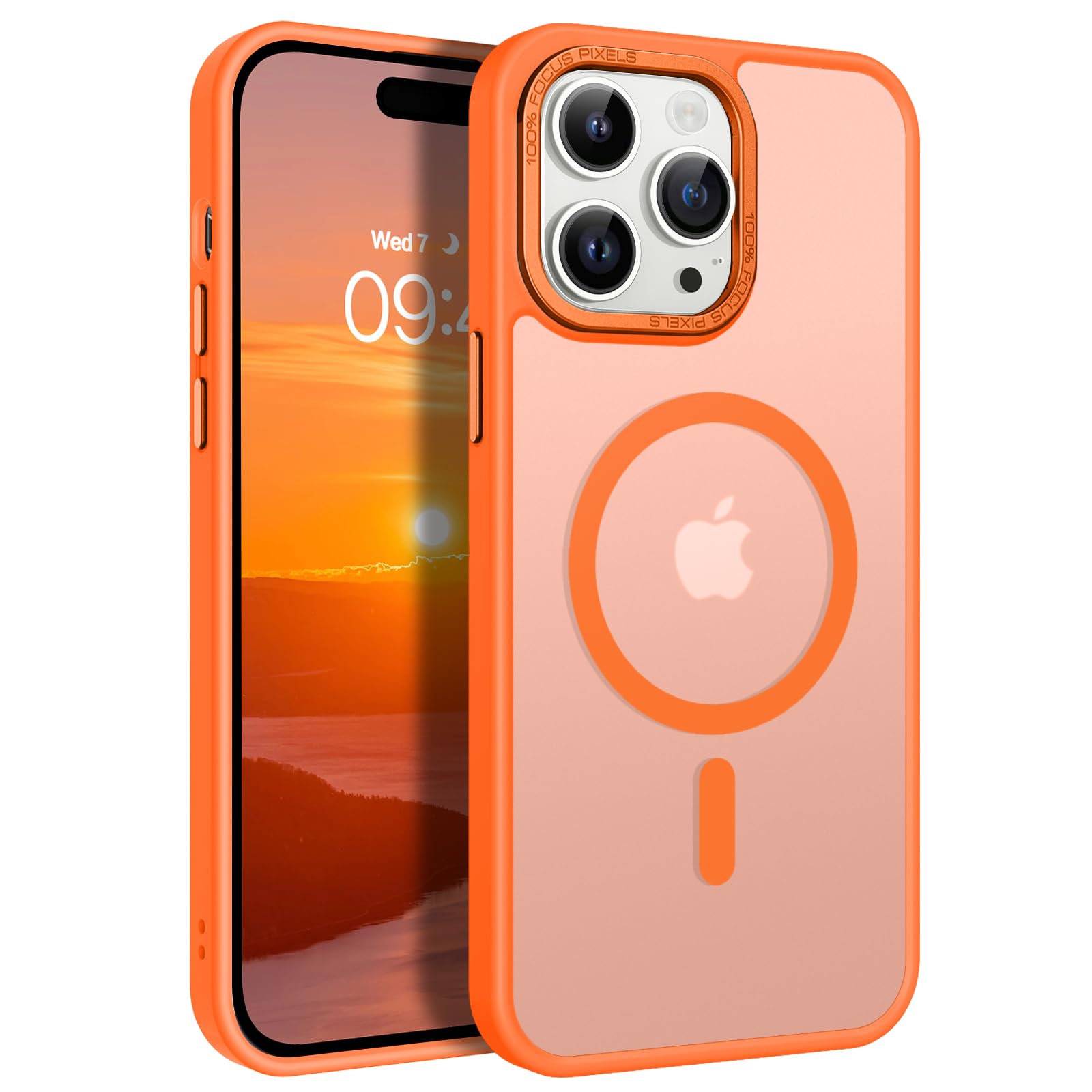 Bentoben Magnetic For Iphone 13 Pro Case [Compatible With Magsafe] Translucent Matte 13 Pro Phone Case Slim Thin Shockproof Wome