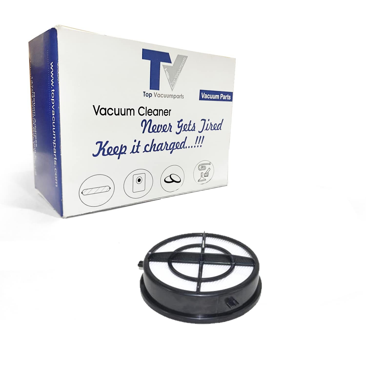 Hepa Filter Replacement Part For Bissell Upright 2281, 22813, 22818, 2461, 24613, 24619 Vacuum Cleaner # Compare To Part 1606751