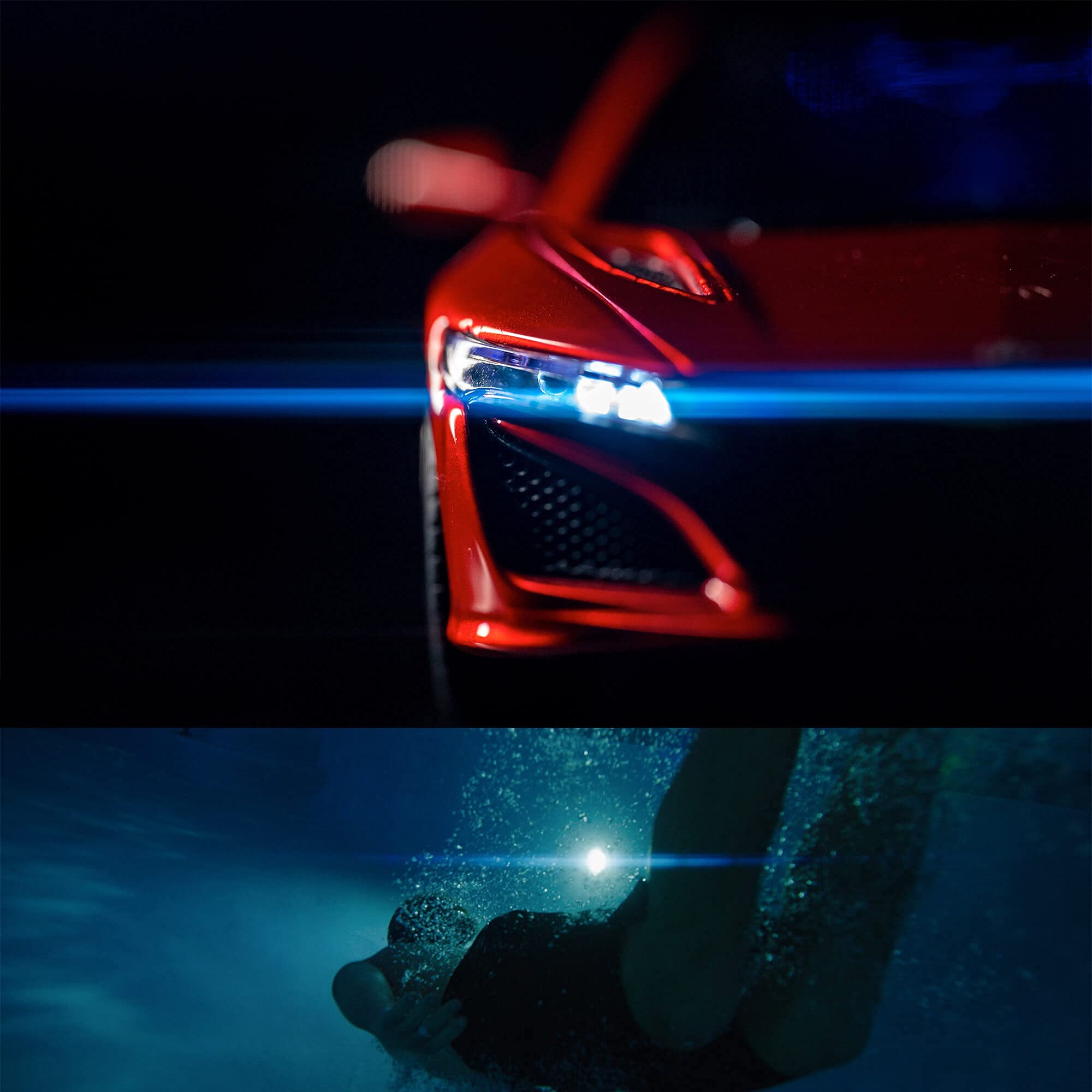 Creator Fx Anamorfake Blue Streak Special Effects Lens Filter | Anamorphic Light Flare Effect Filter For Camera Lens (Fits 82Mm,